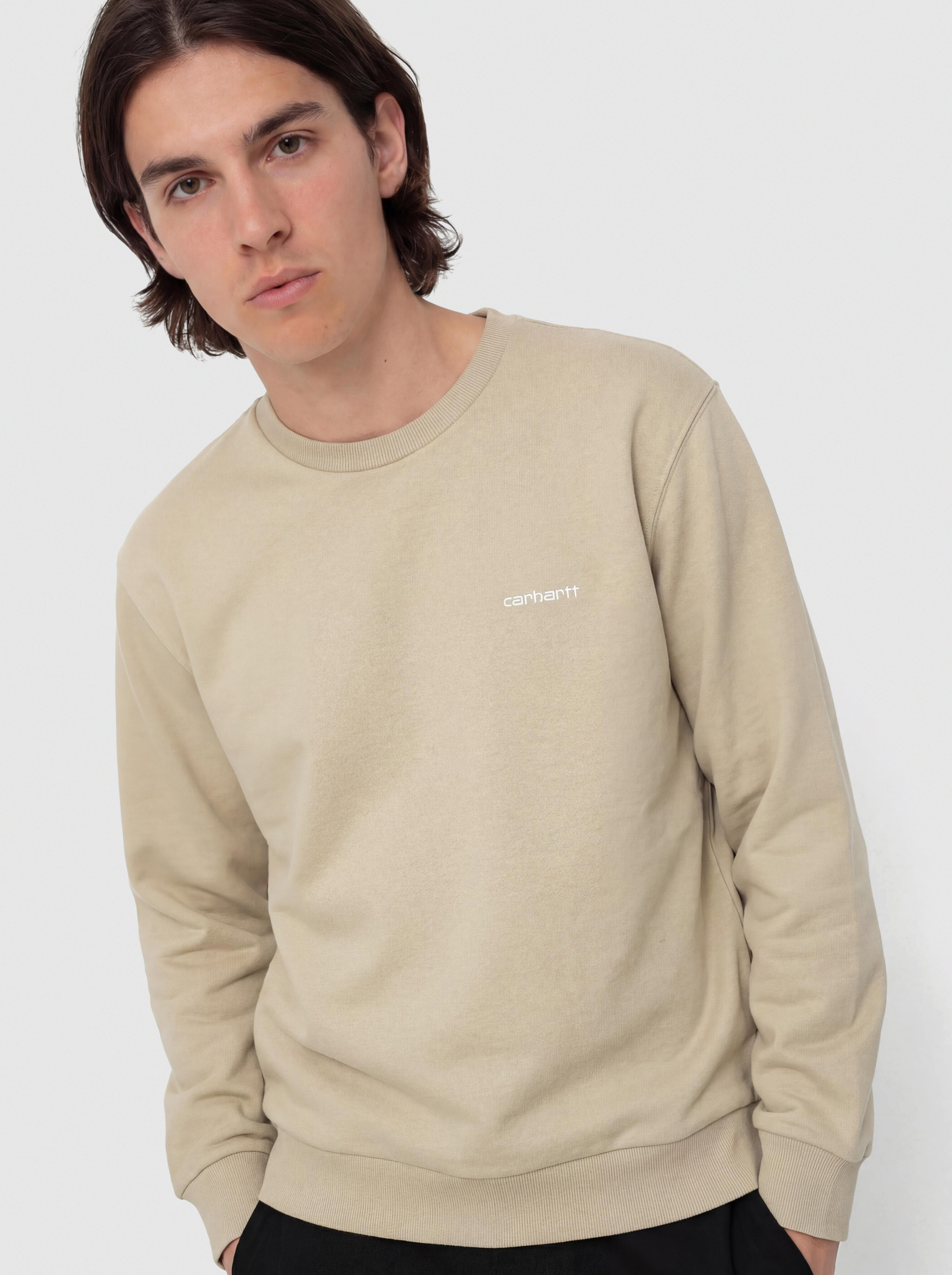 Hanorac Carhartt WIP Script Embroidery (barchan/white)