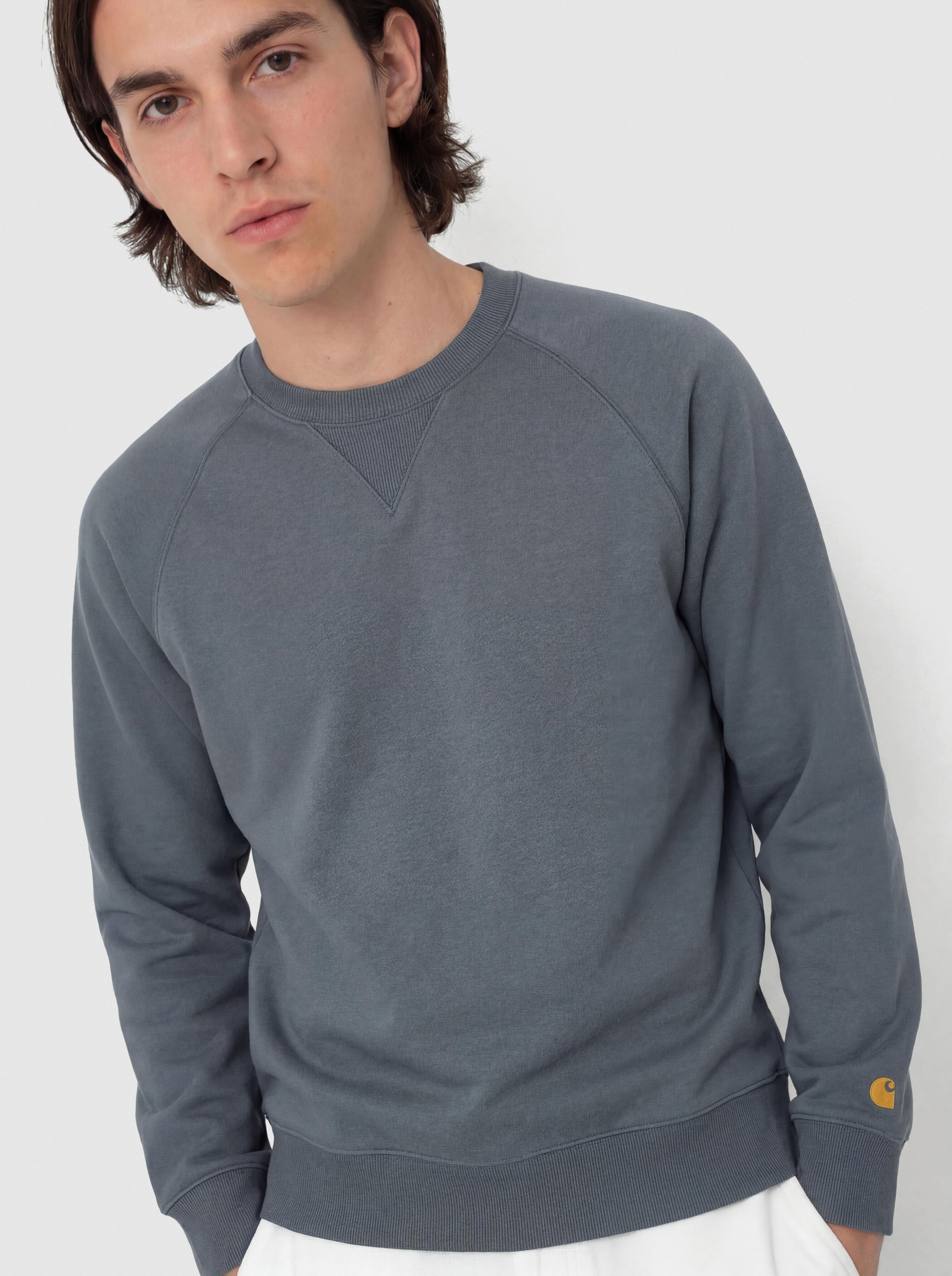 Hanorac Carhartt WIP Chase (cozy blue/gold)