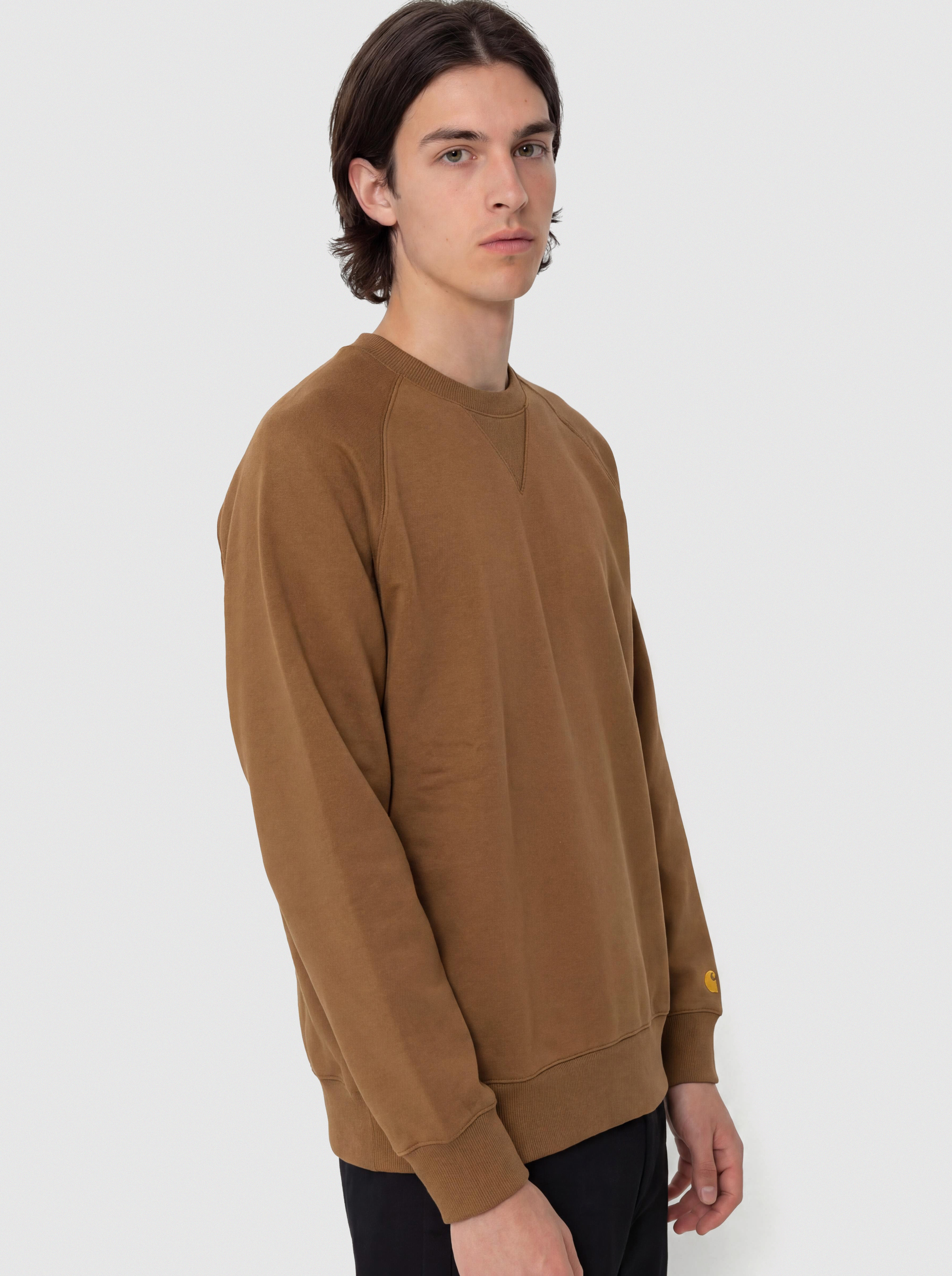 Hanorac Carhartt WIP Chase (hamilton brown/gold)