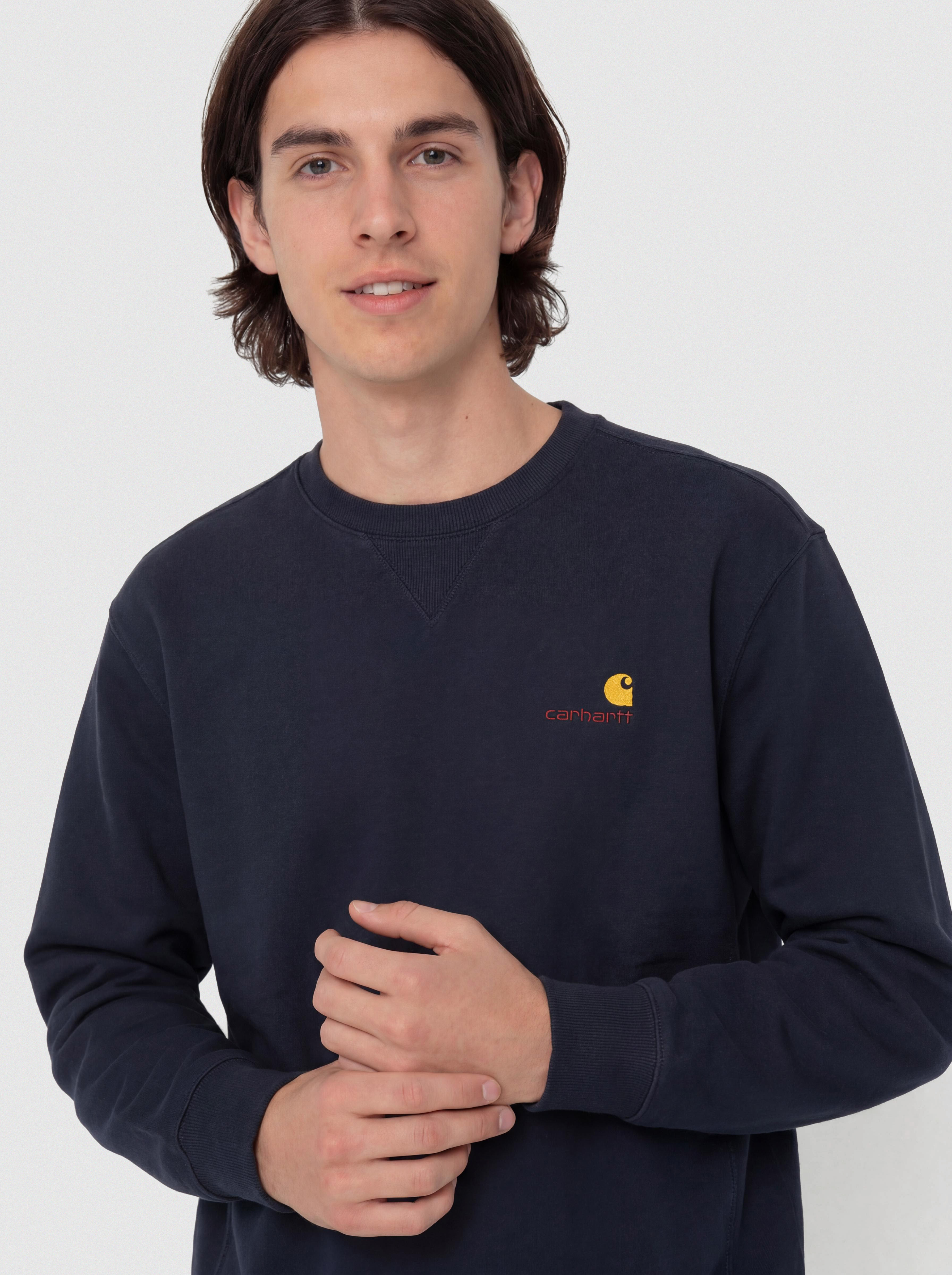 Hanorac Carhartt WIP American Script (deep night)