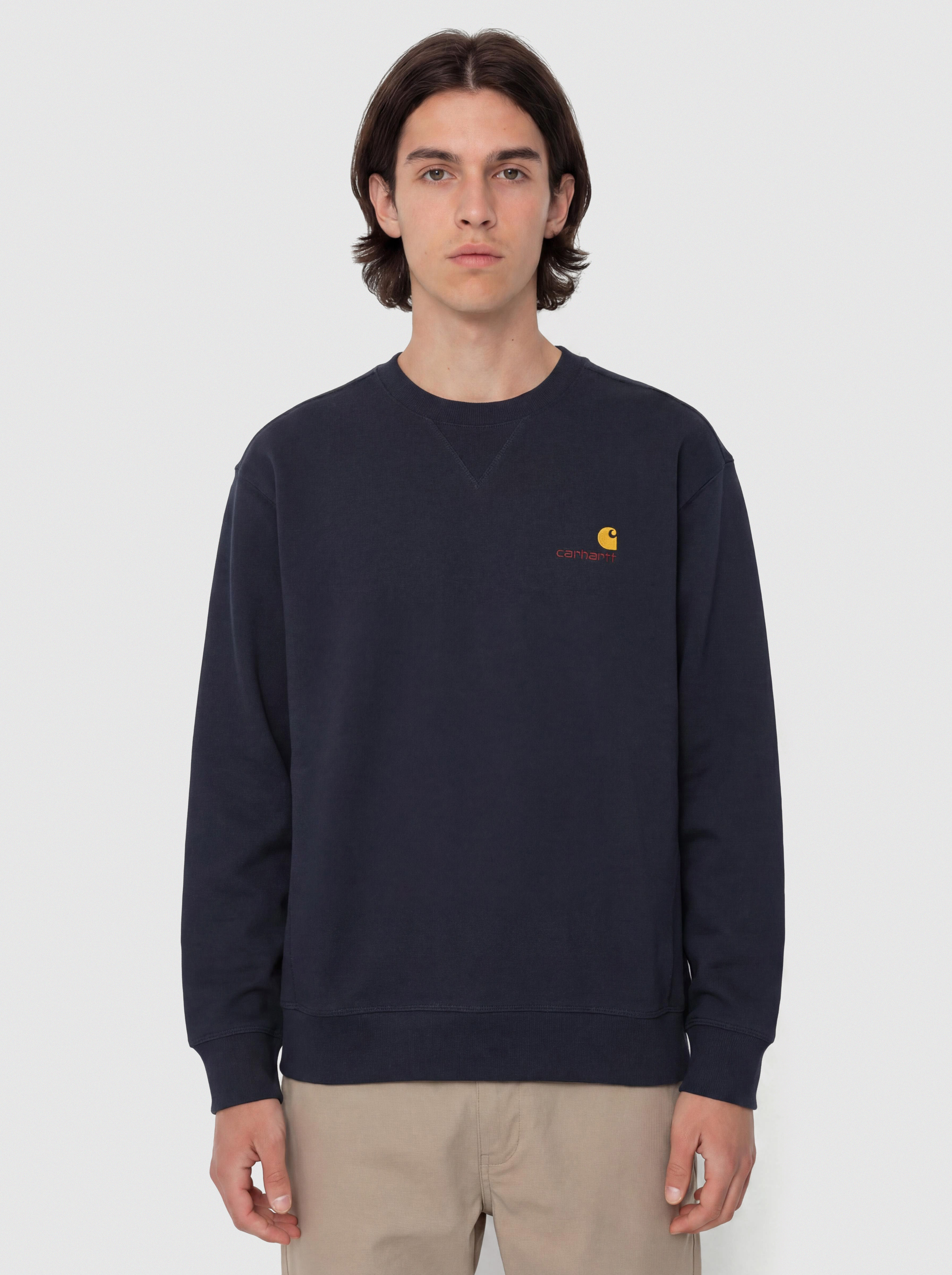 Hanorac Carhartt WIP American Script (deep night)
