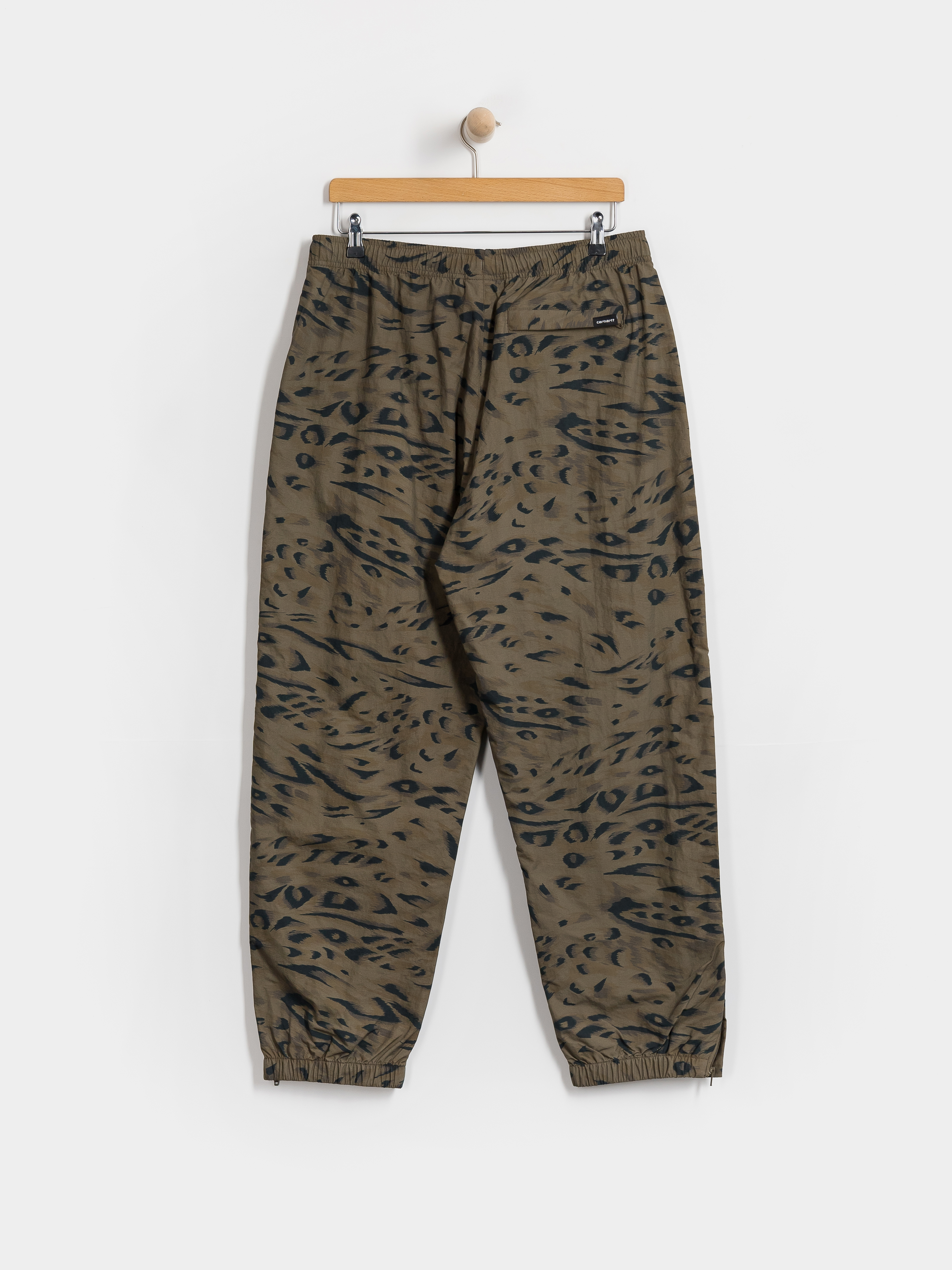 Pantaloni Carhartt WIP Travon (duck feather print cypress/black)