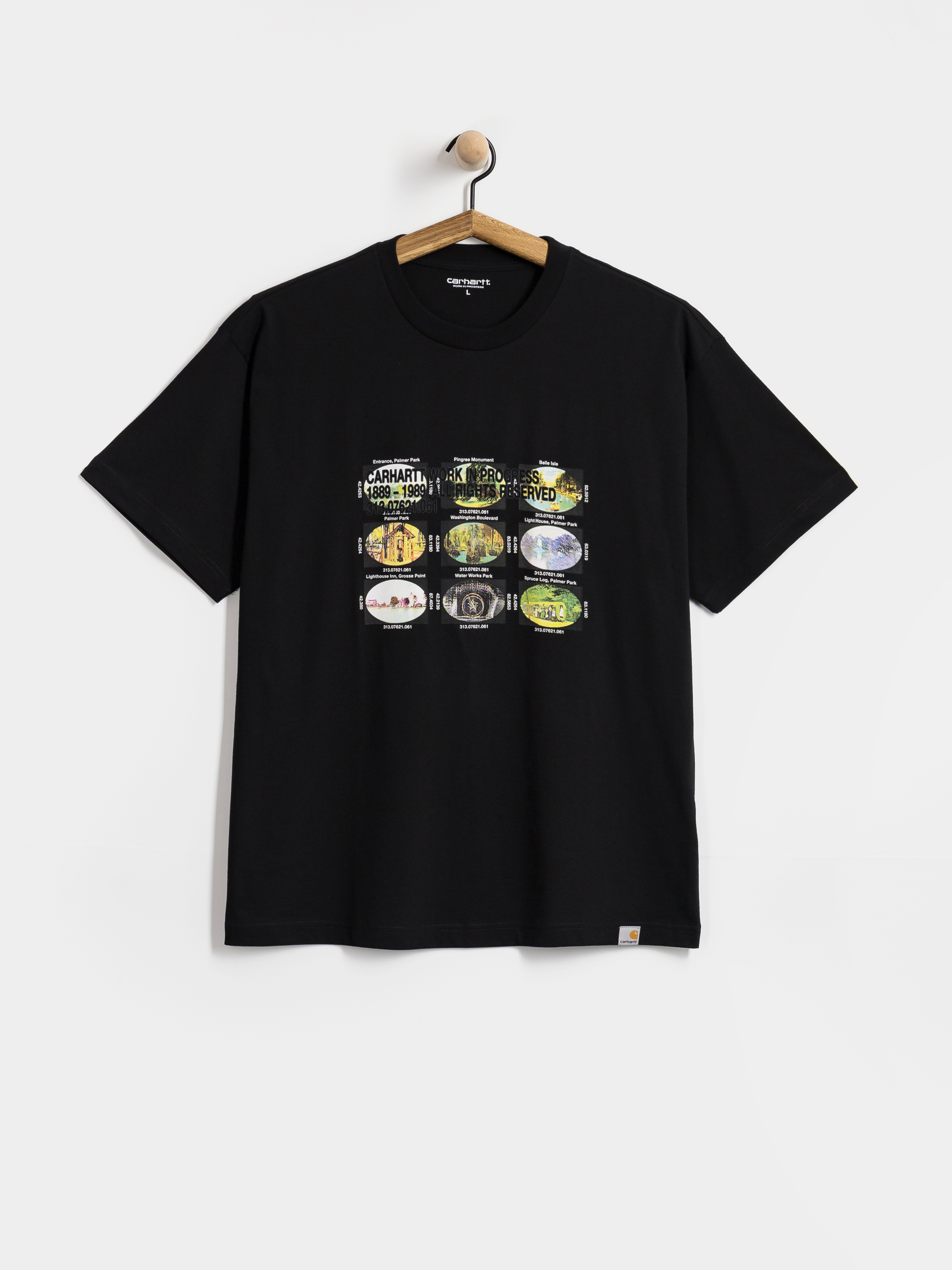 Tricou Carhartt WIP Coordinates (black)