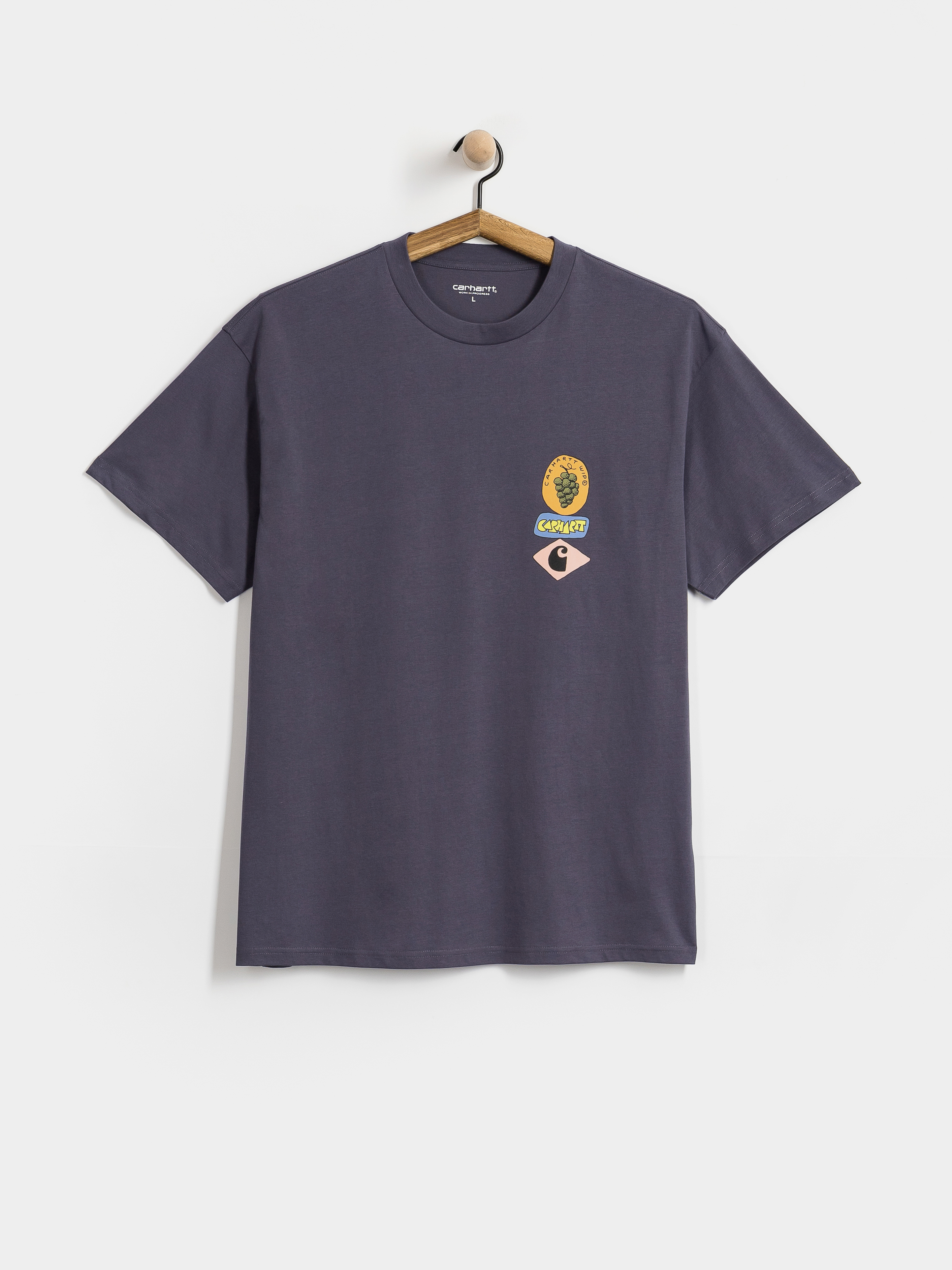 Tricou Carhartt WIP Stacked Grapes - violet (shady purple)