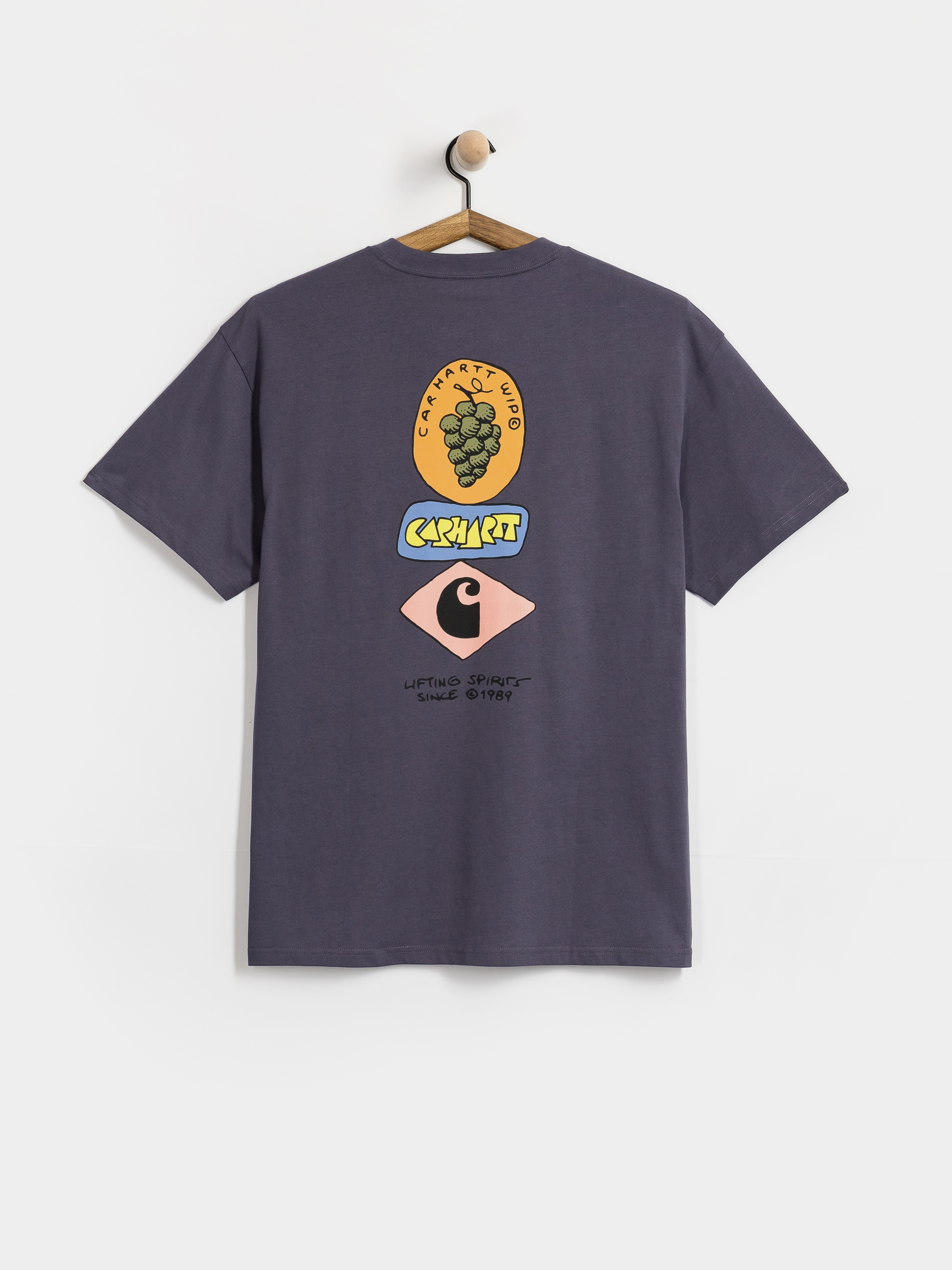 Tricou Carhartt WIP Stacked Grapes - violet (shady purple)