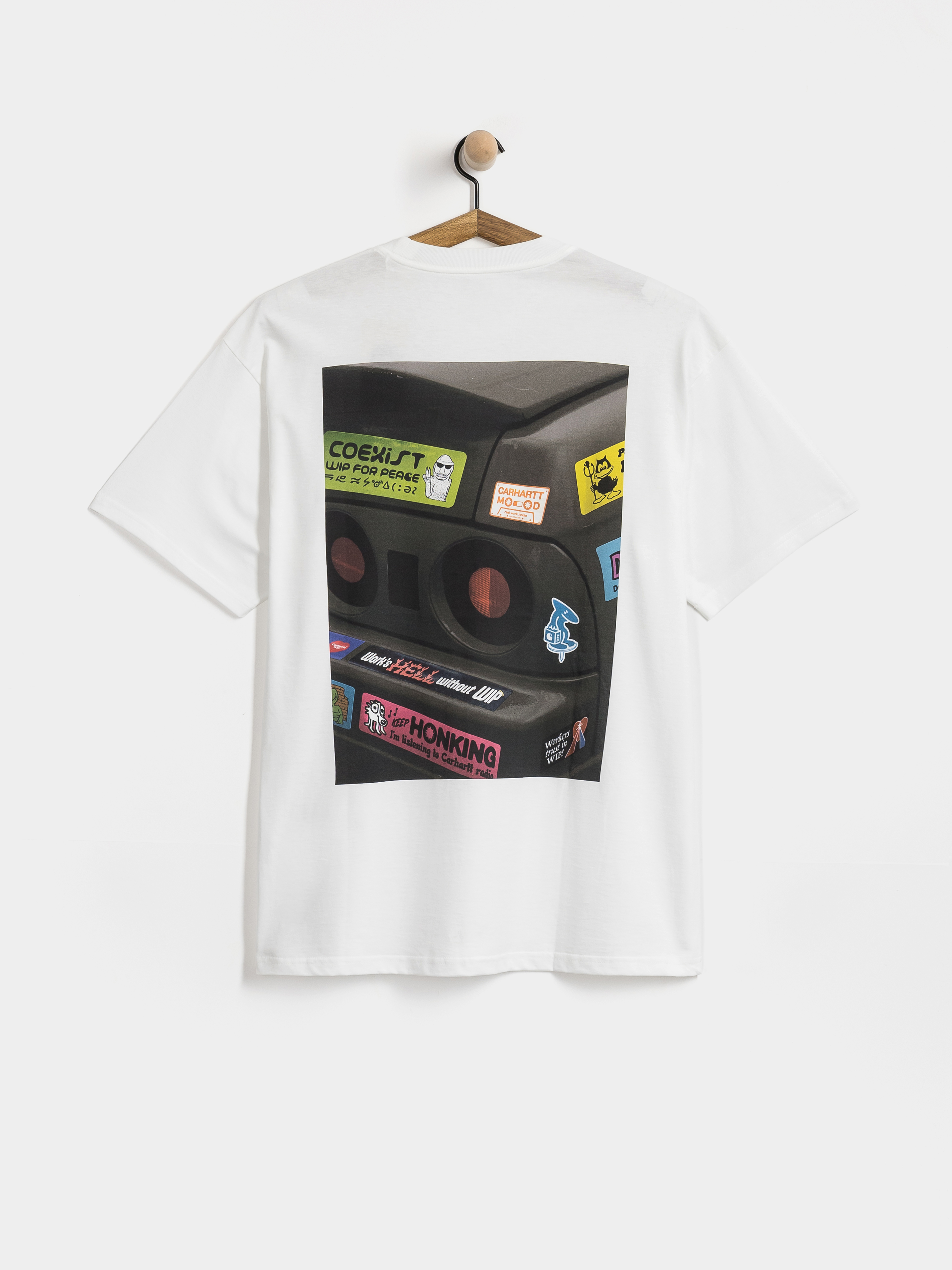 Tricou Carhartt WIP Bumper Car (white)