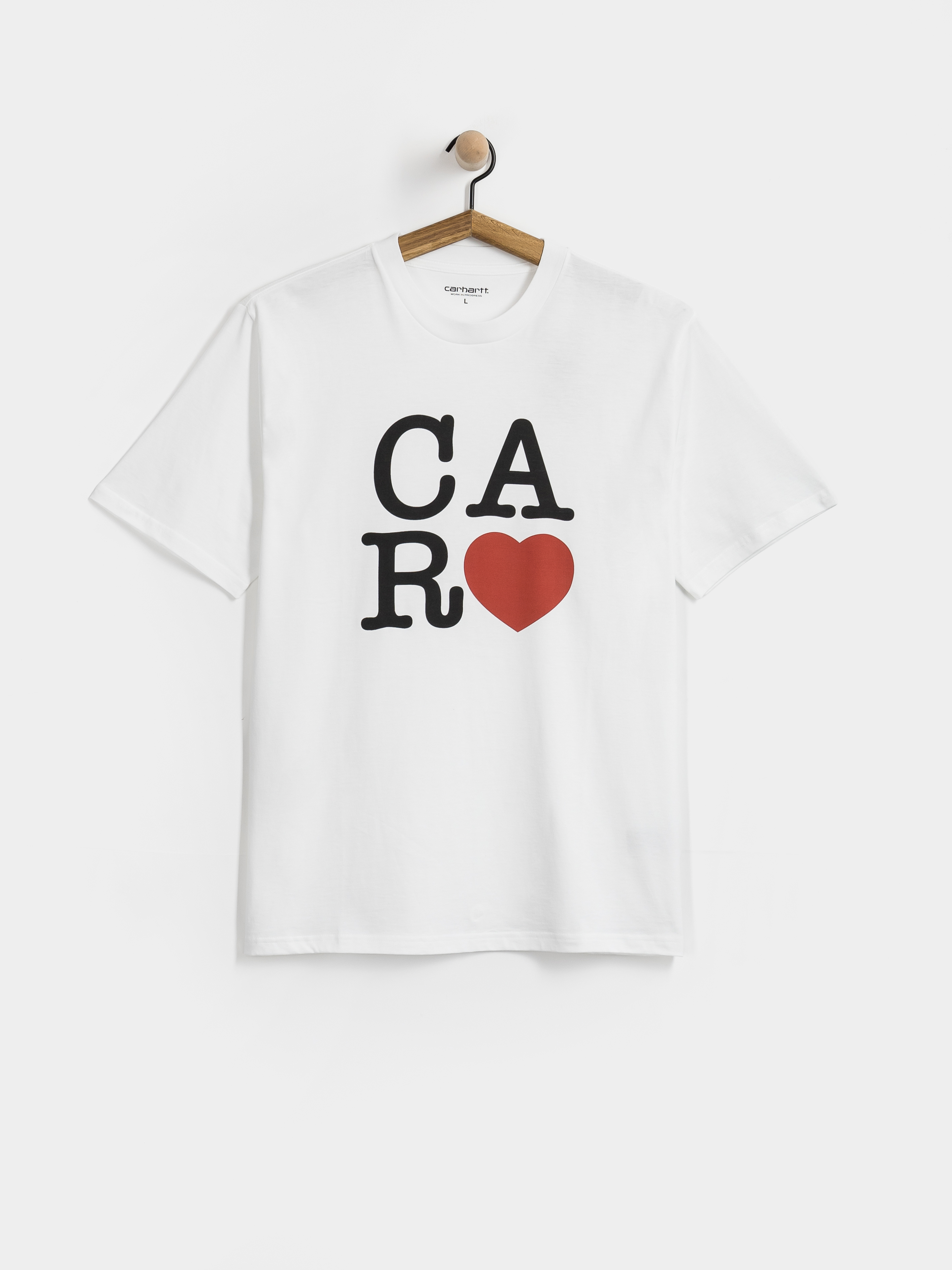 Tricou Carhartt WIP I Hartt (white)