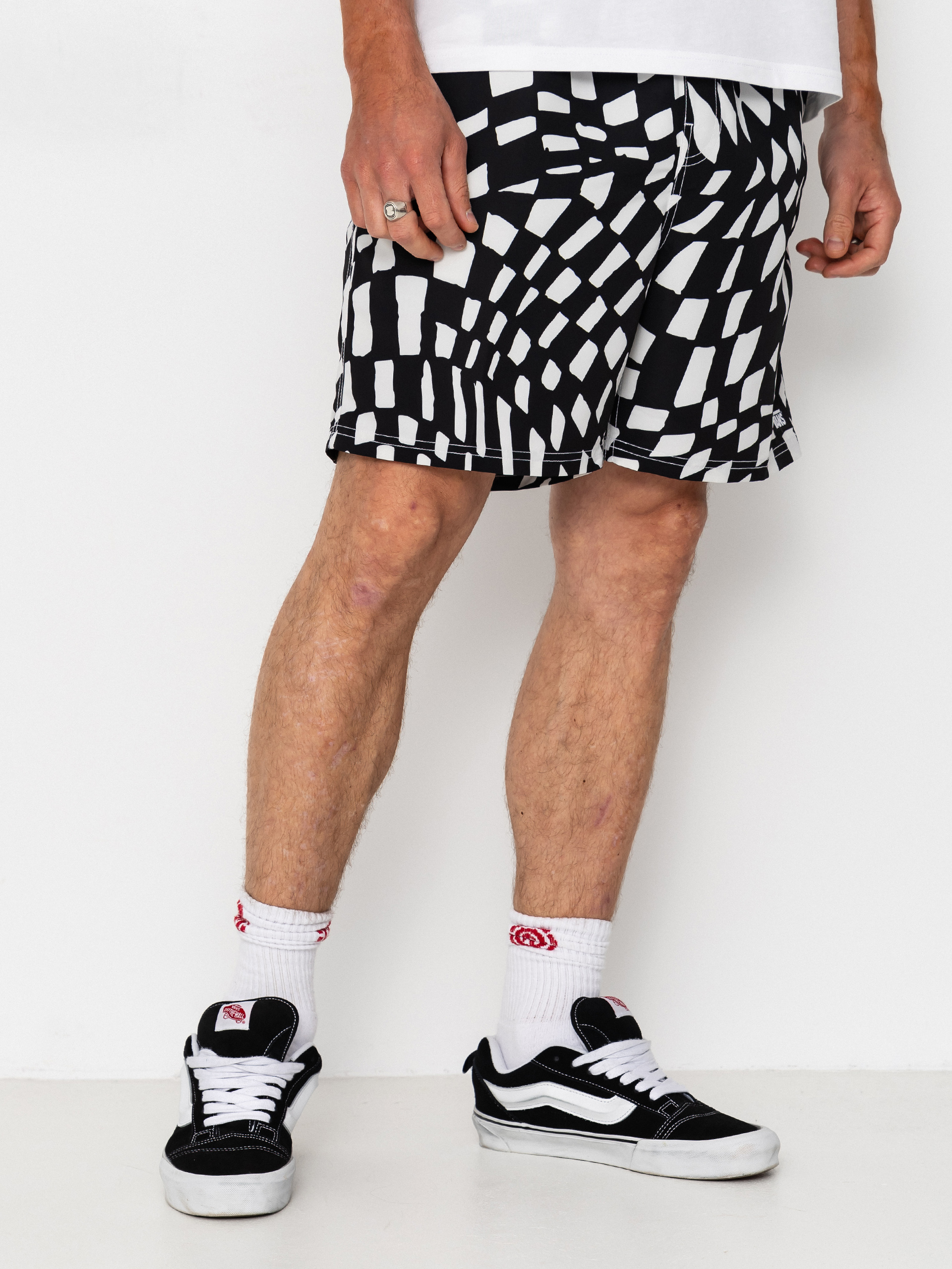 Șort Vans Primary II Elastic Printed (black/white)