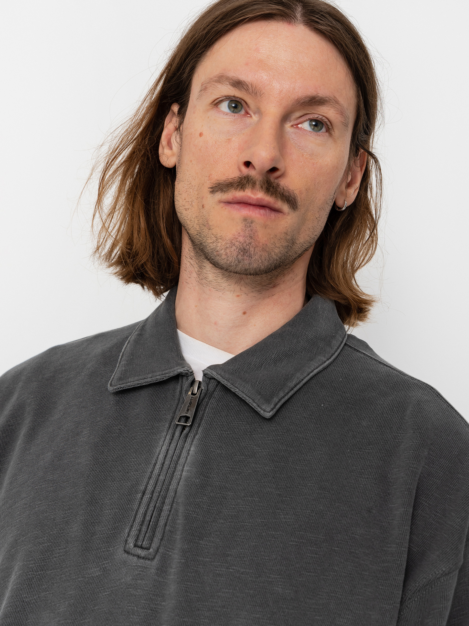 Hanorac Carhartt WIP Harper Polo (black)