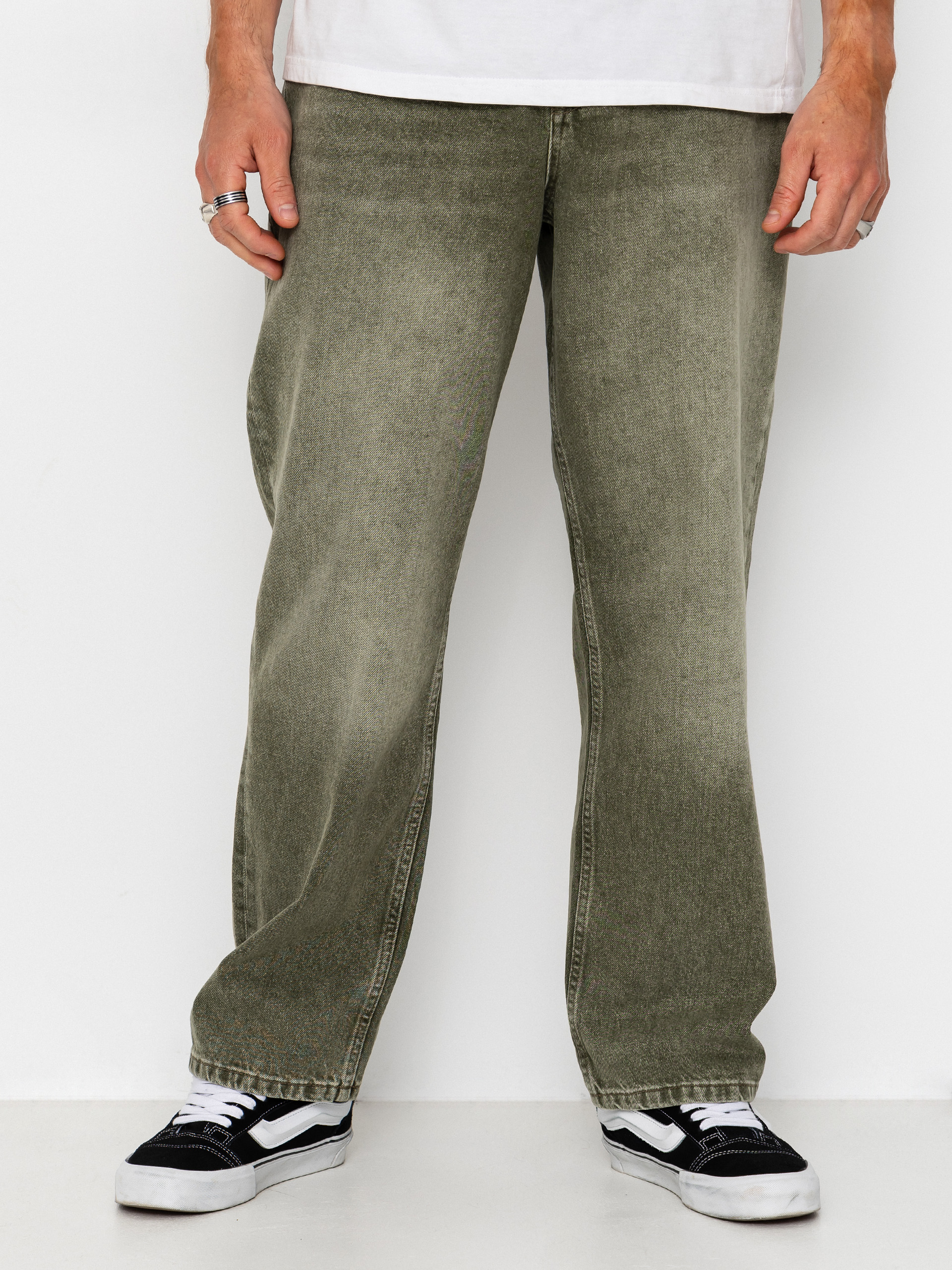 Pantaloni Homeboy X Tra Baggy Dye Denim (washed green)
