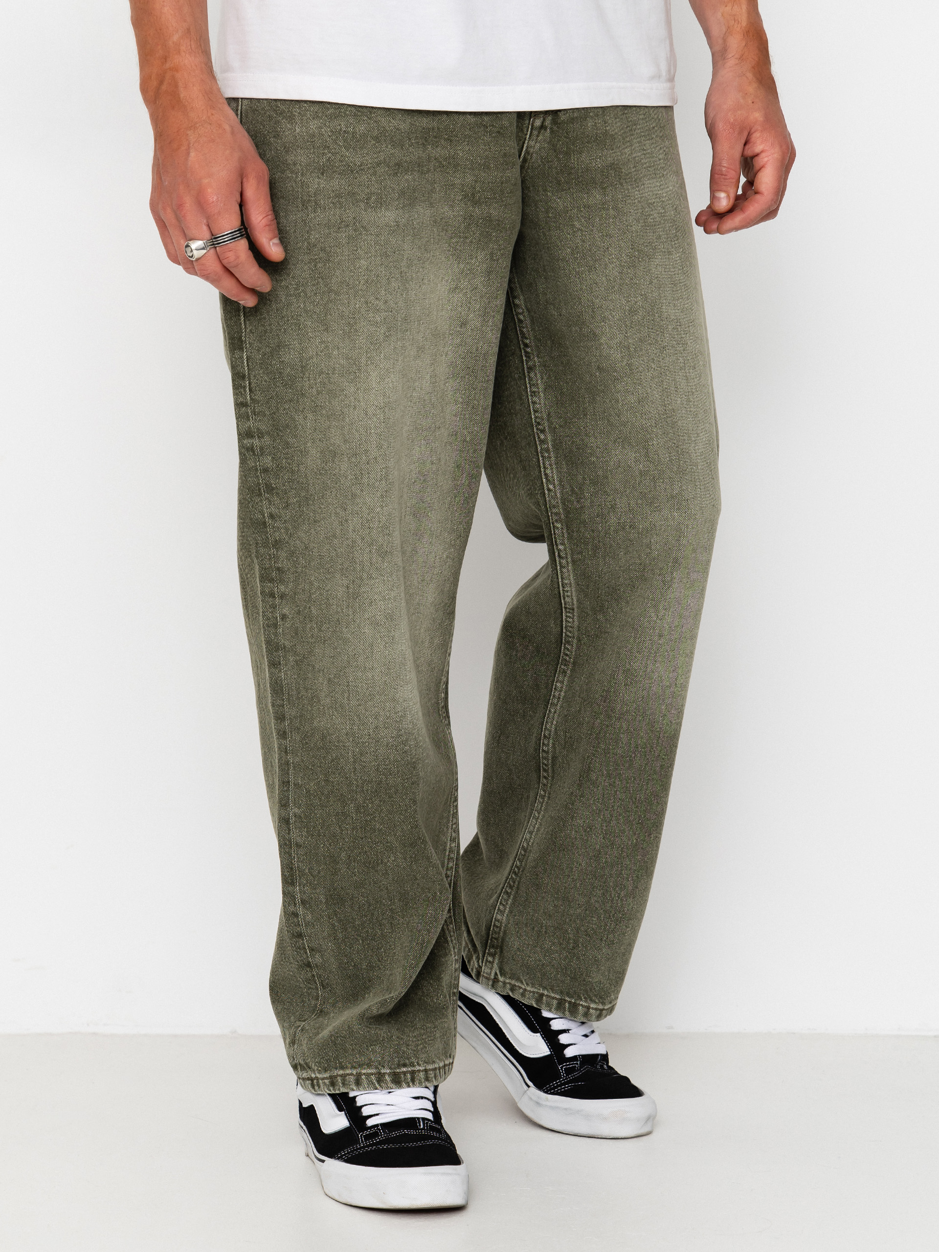 Pantaloni Homeboy X Tra Baggy Dye Denim (washed green)