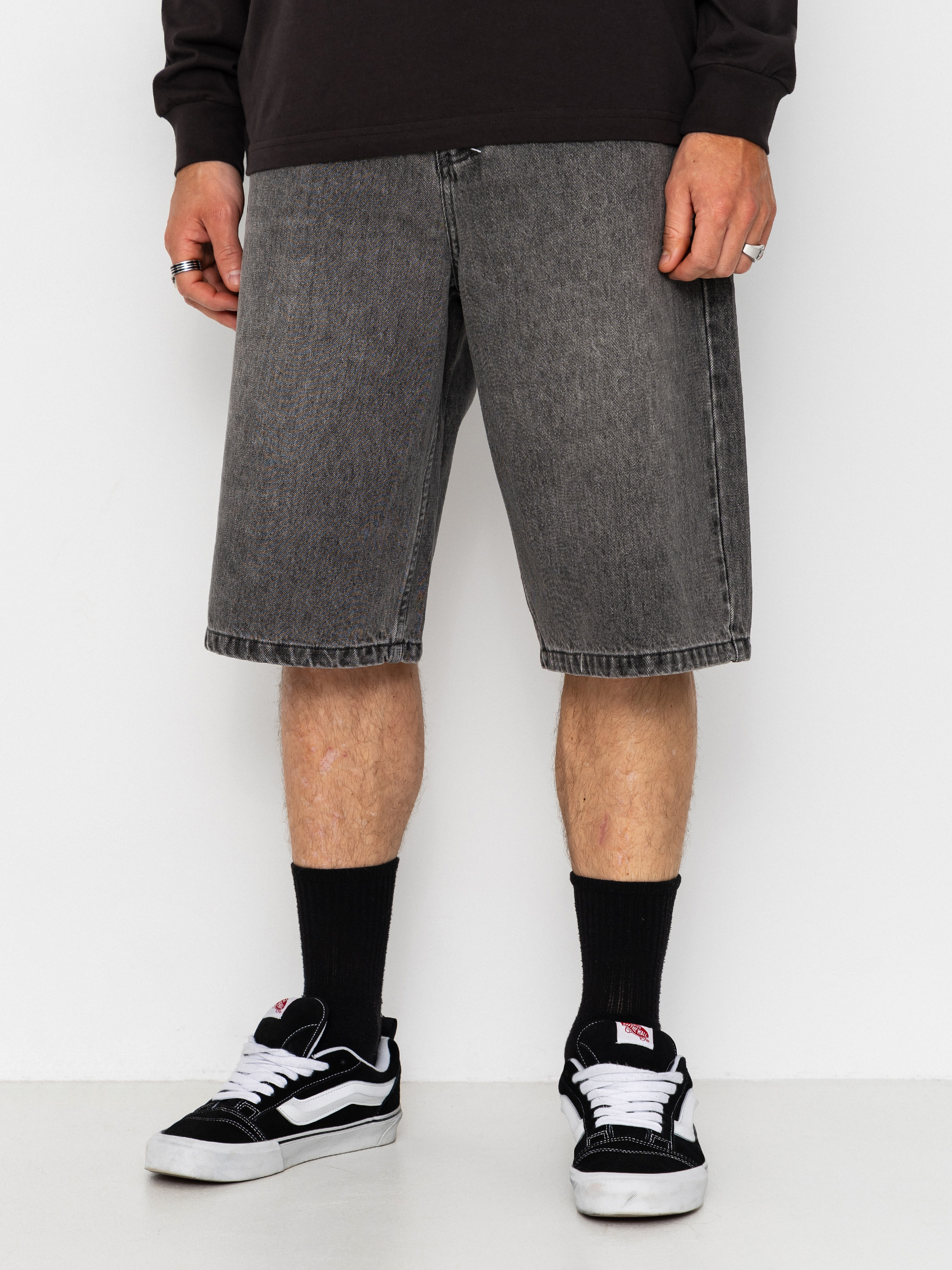 Pantaloni scurți MassDnm Jeans Slang (grey)