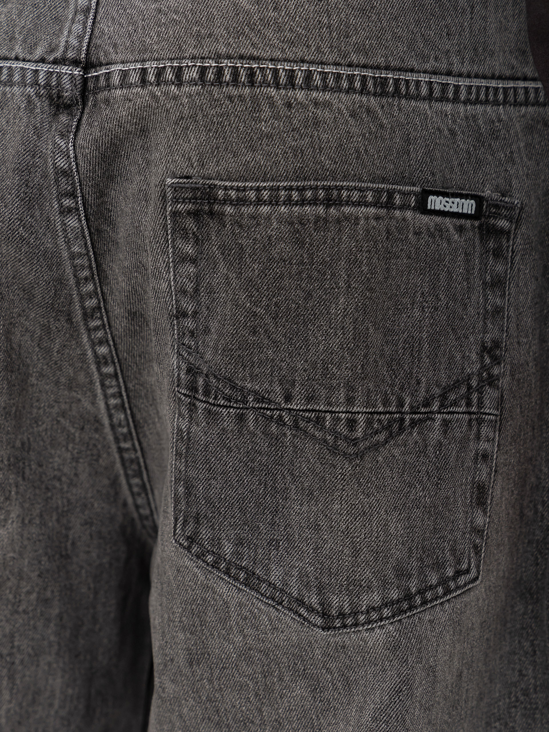 Pantaloni scurți MassDnm Jeans Slang (grey)