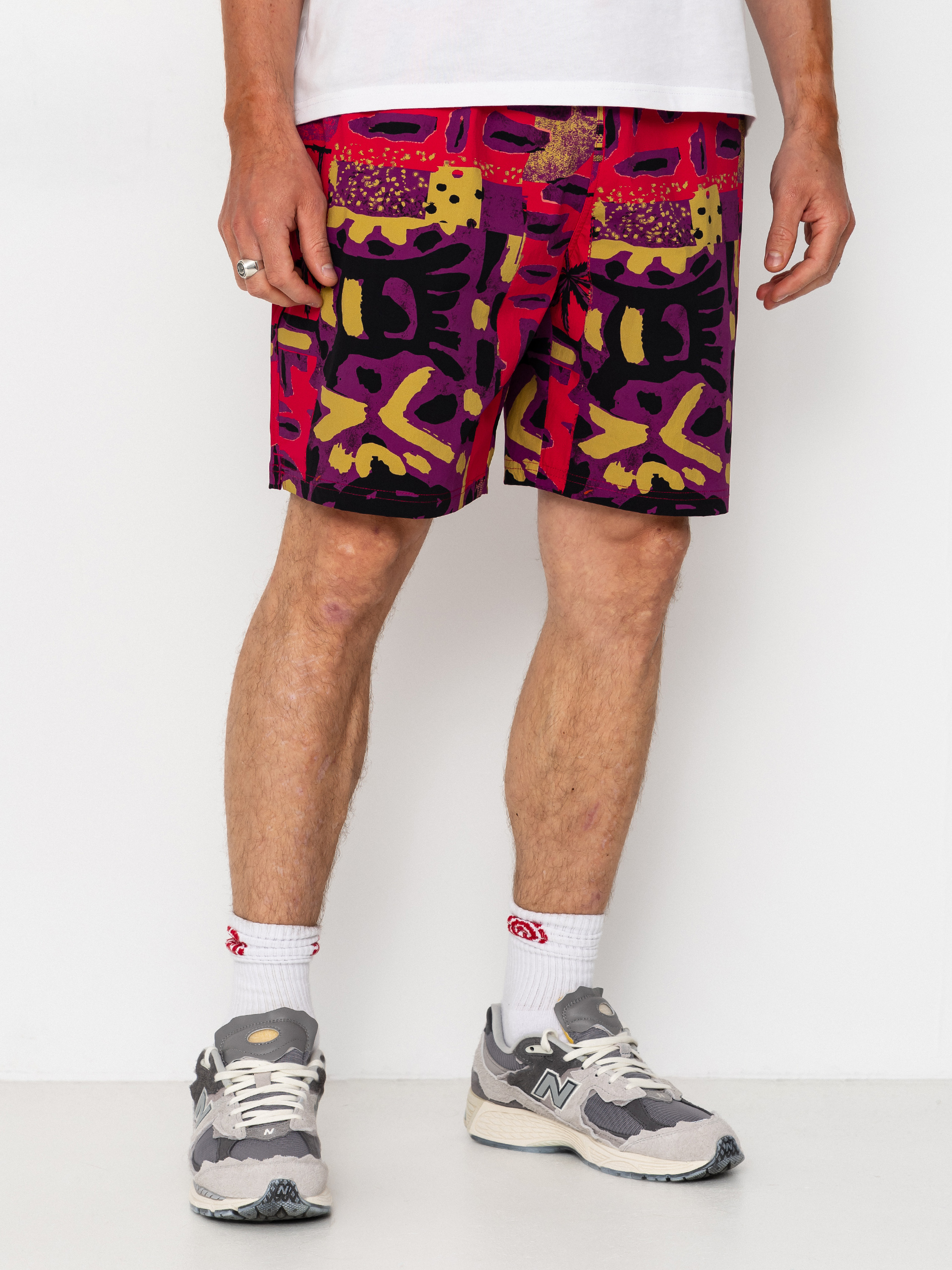 Pantaloni scurți Deus Ex Machina Freamon Swim (melon red)