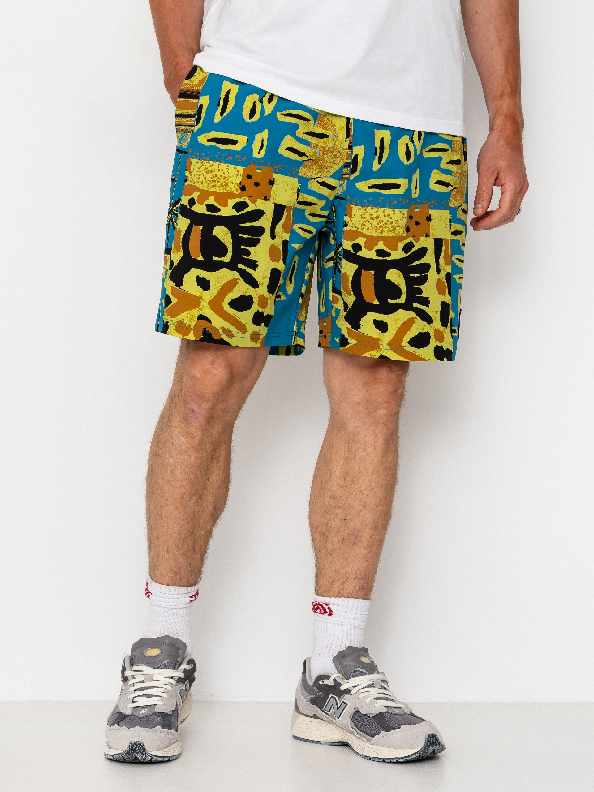 Pantaloni scurți Deus Ex Machina Freamon Swim (yellow)