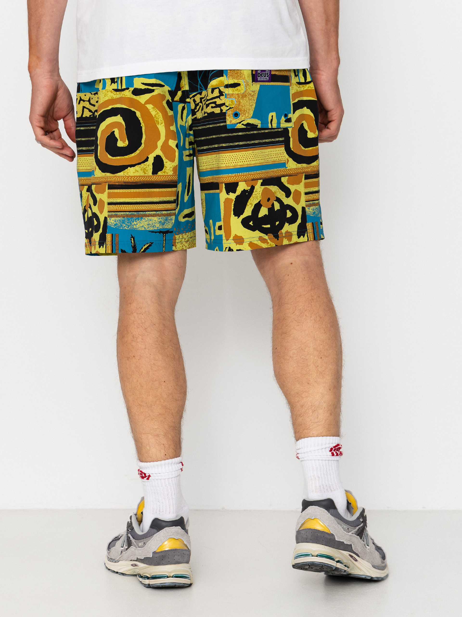 Pantaloni scurți Deus Ex Machina Freamon Swim (yellow)
