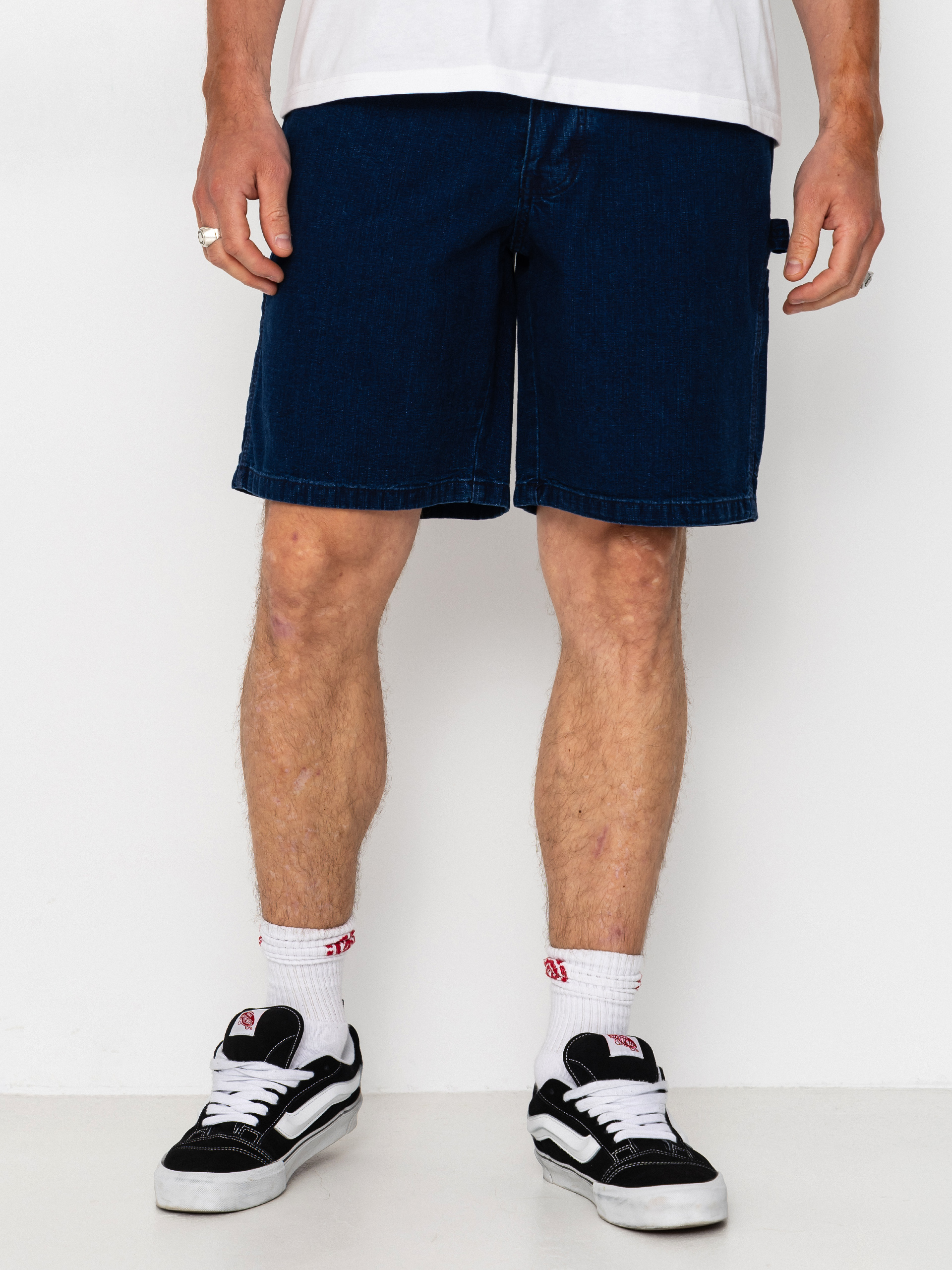 Pantaloni scurți Deus Ex Machina Big Fella Chambray (indigo)