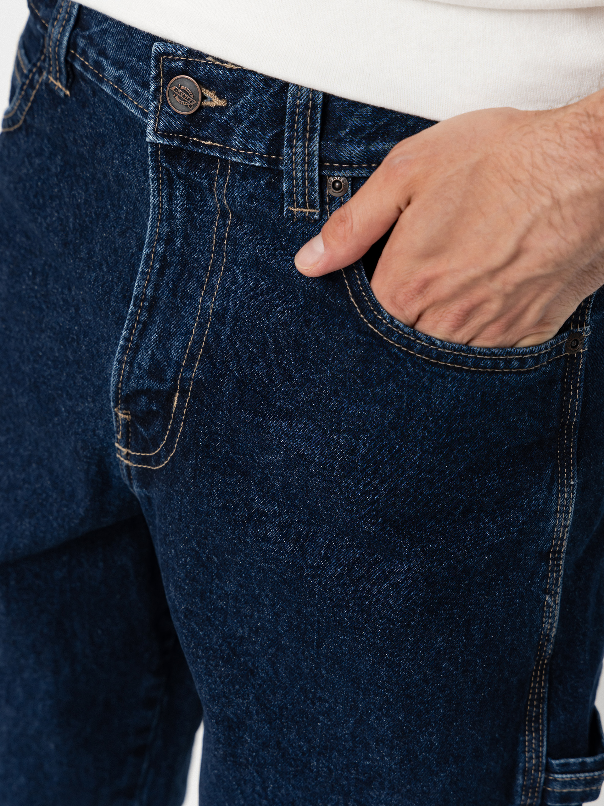 Pantaloni scurți Dickies 993 11 Inch Carpenter (dark indigo)