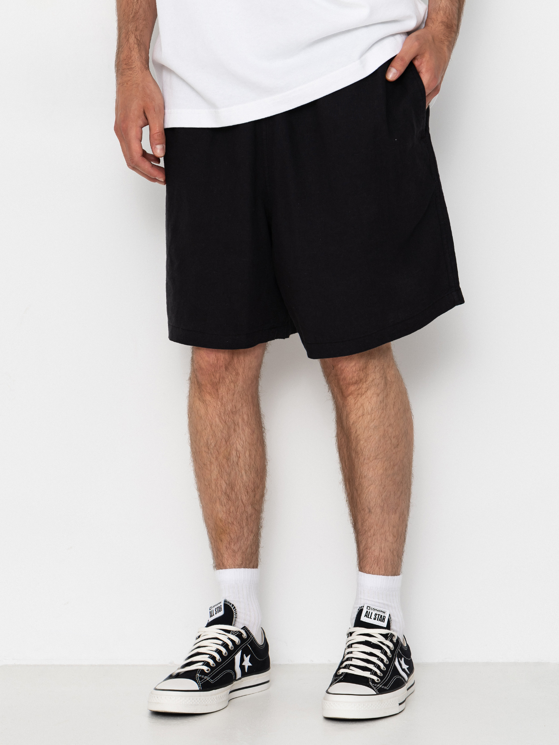 Pantaloni scurți OBEY Relaxer (black)