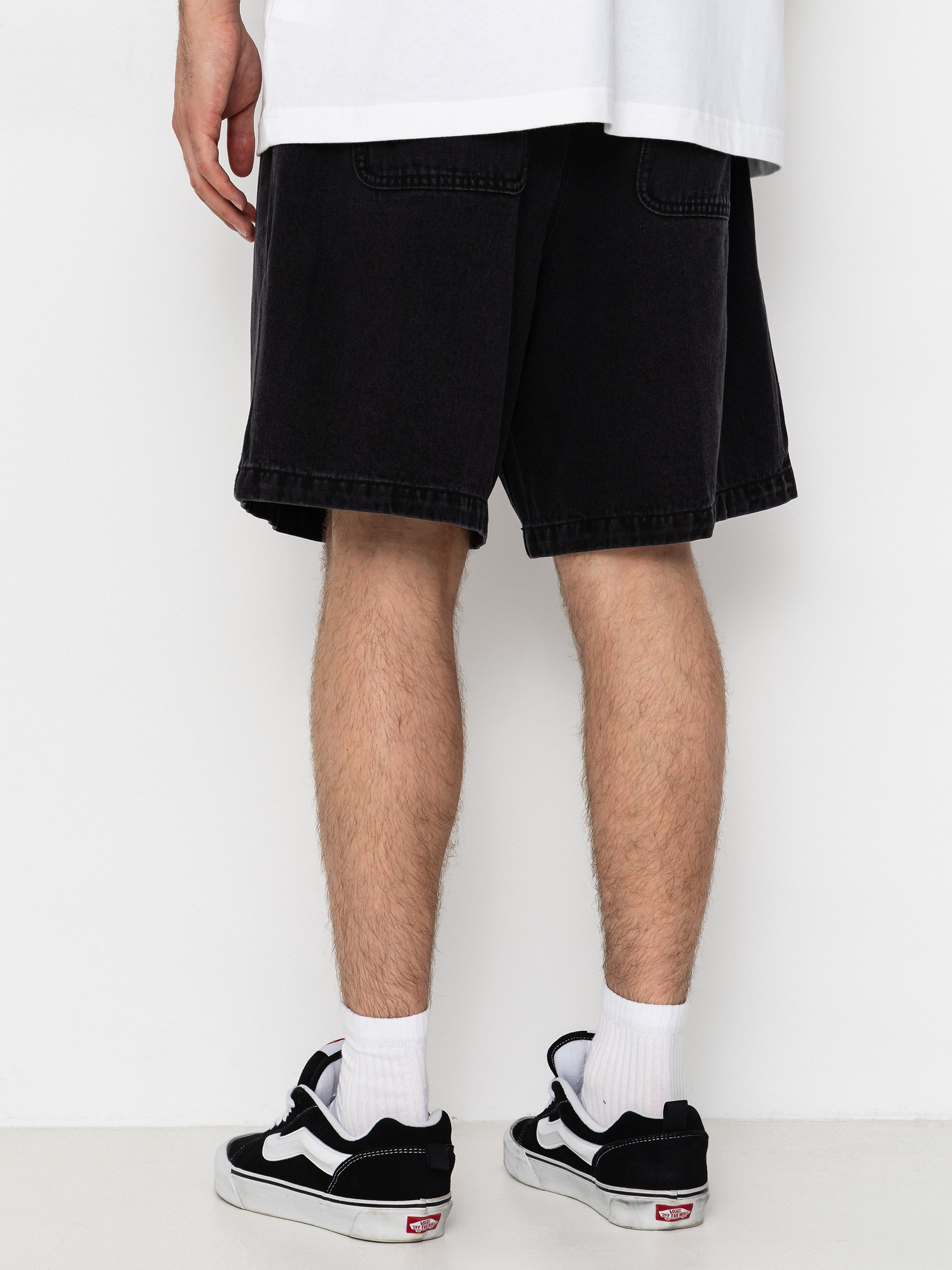 Pantaloni scurți OBEY Easy Denim (washed black)