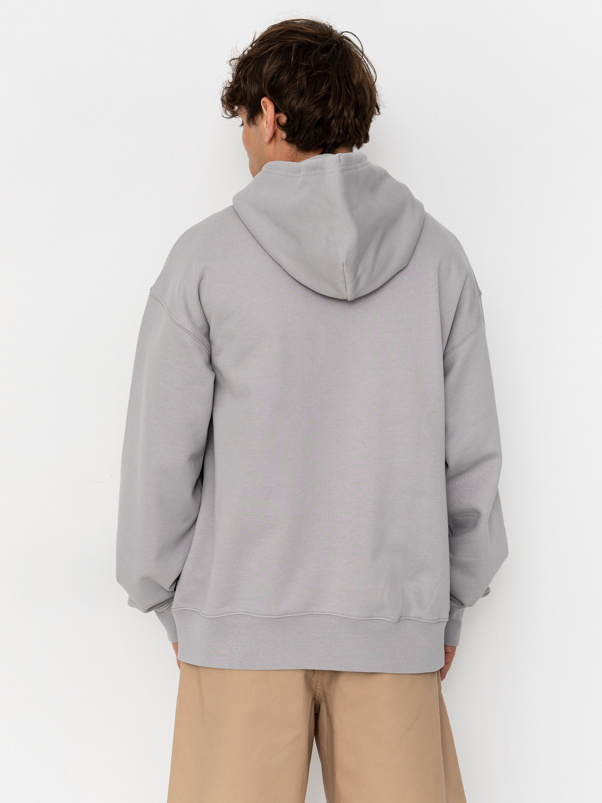 Hanorac cu glugă Vans Left Chest HD (light grey)