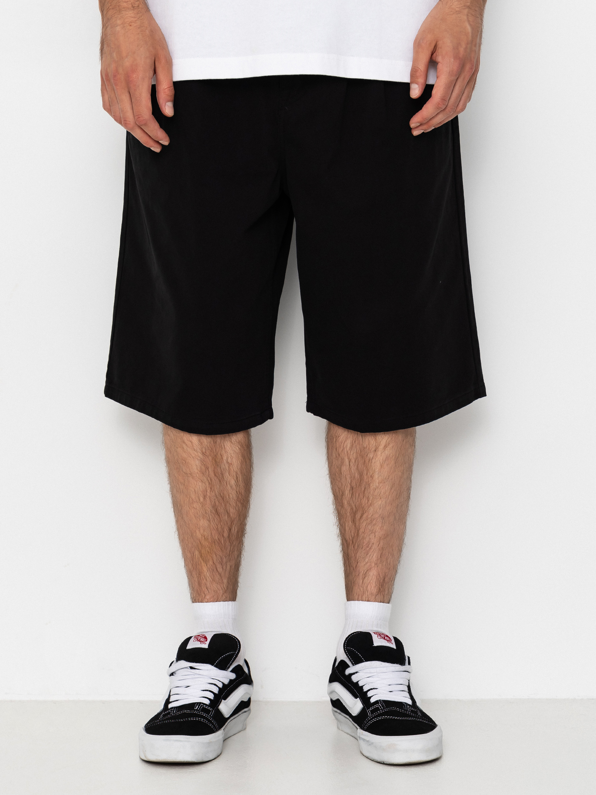 Pantaloni scurți Volcom Chillow Pleat Ew Chino Sht 24 (black)