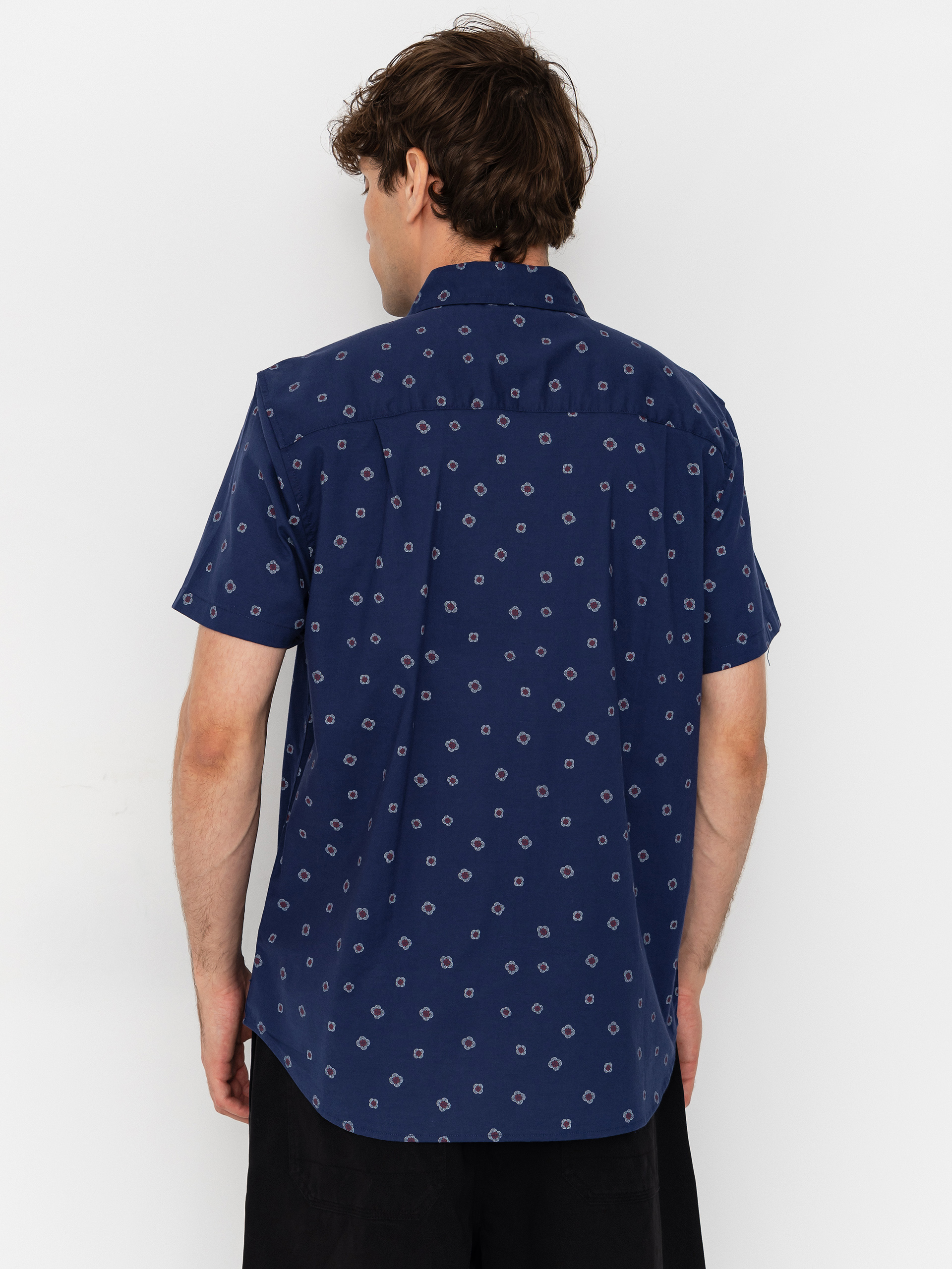 Cămașă Brixton Charter Print (midnight blue geo)