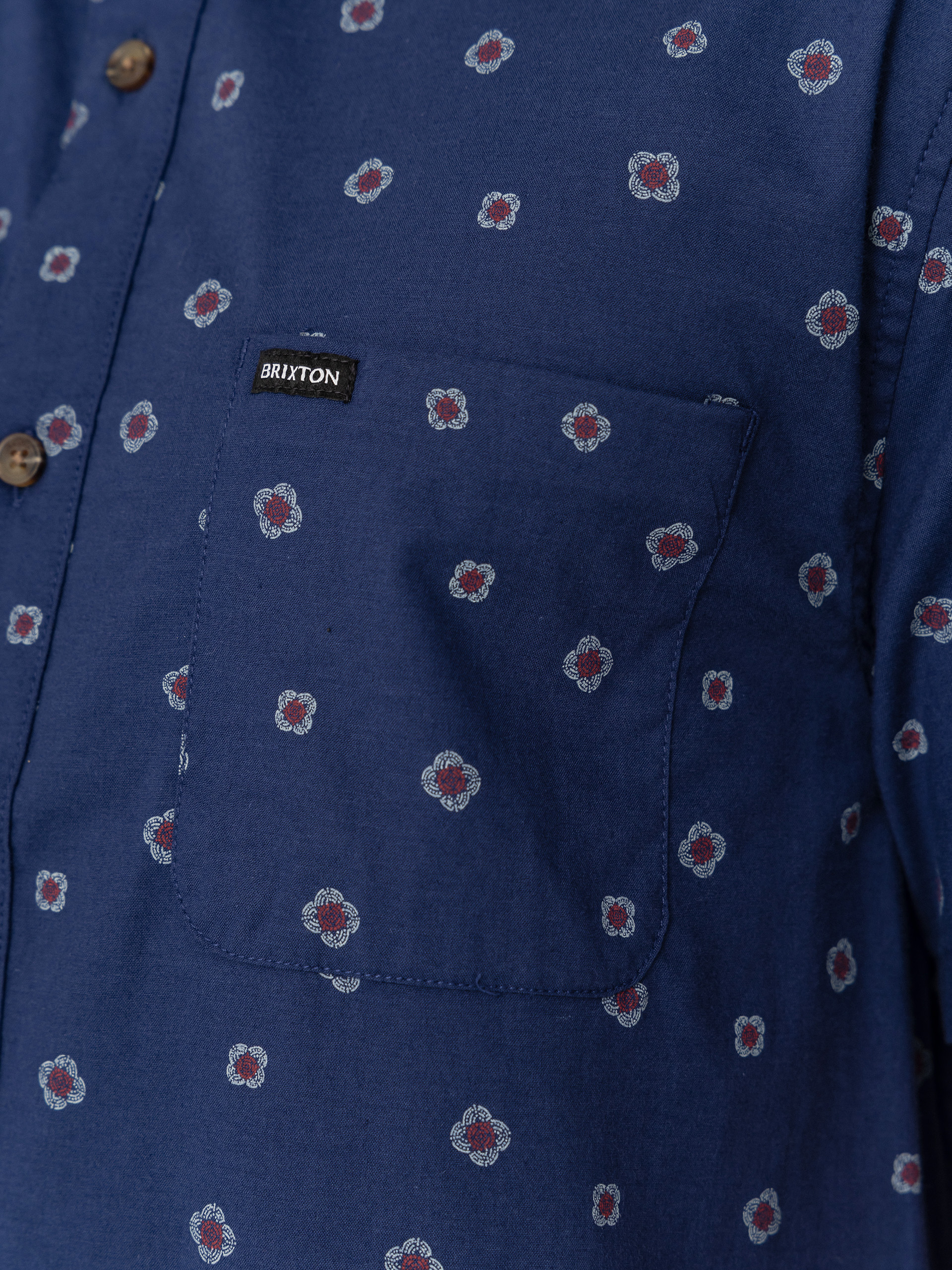 Cămașă Brixton Charter Print (midnight blue geo)