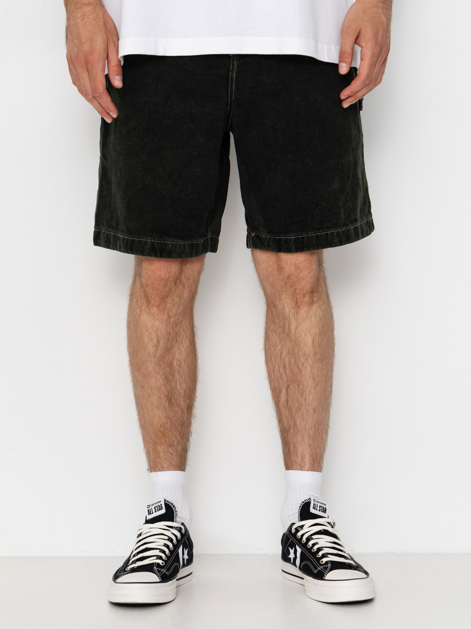 Pantaloni scurți Element Big Carpenter Denim Wk (black green tint)