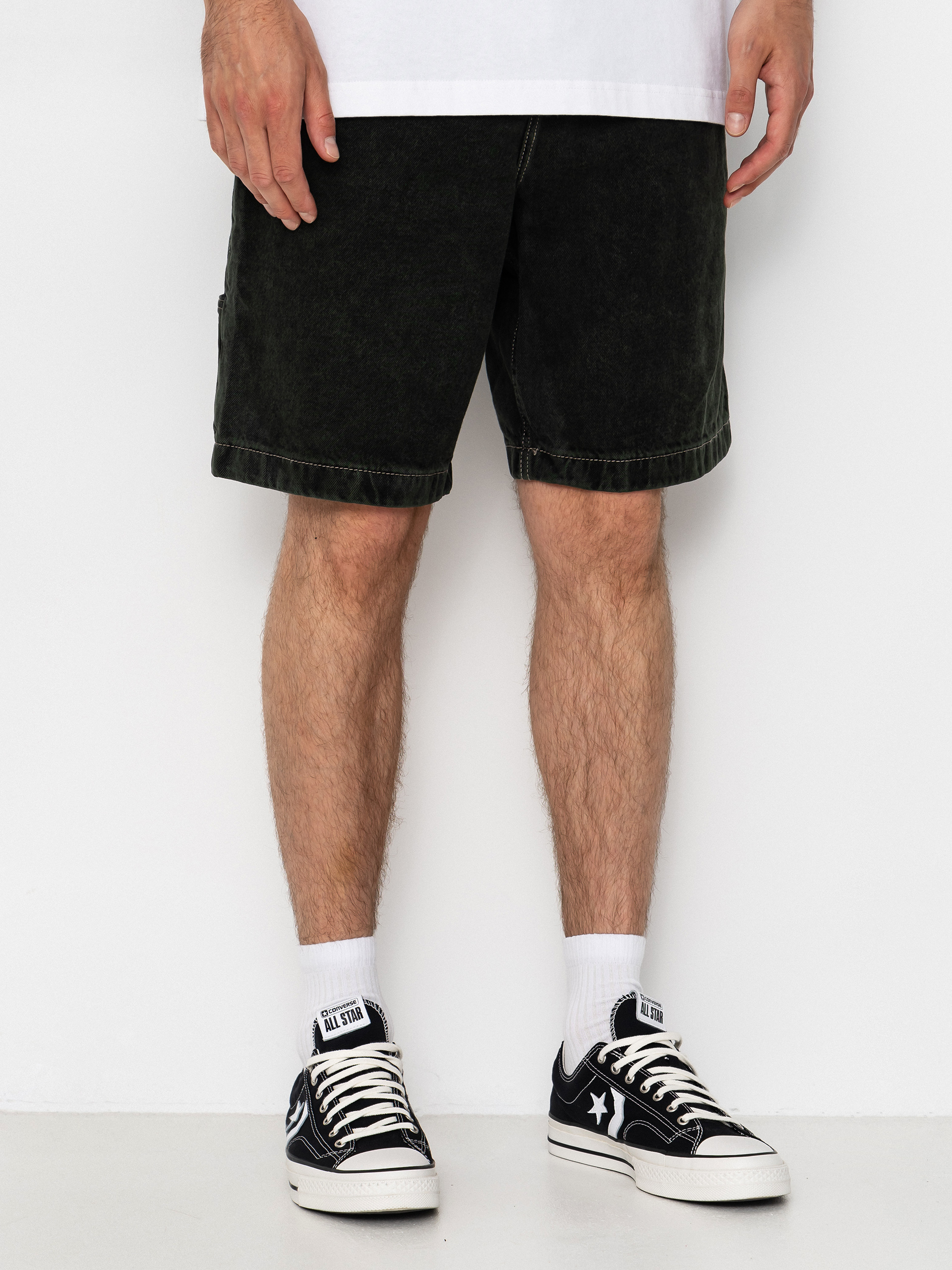 Pantaloni scurți Element Big Carpenter Denim Wk (black green tint)