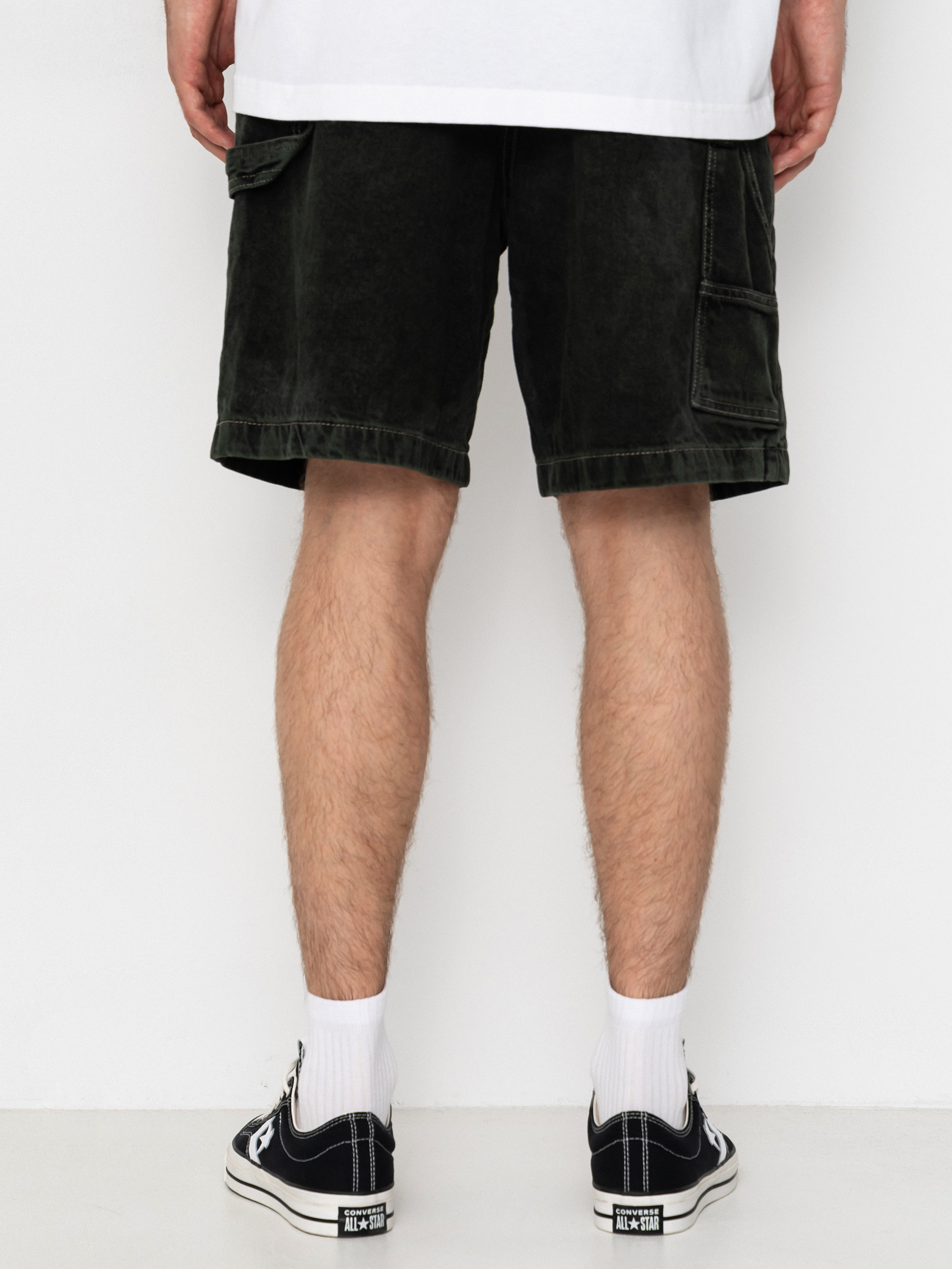 Pantaloni scurți Element Big Carpenter Denim Wk (black green tint)