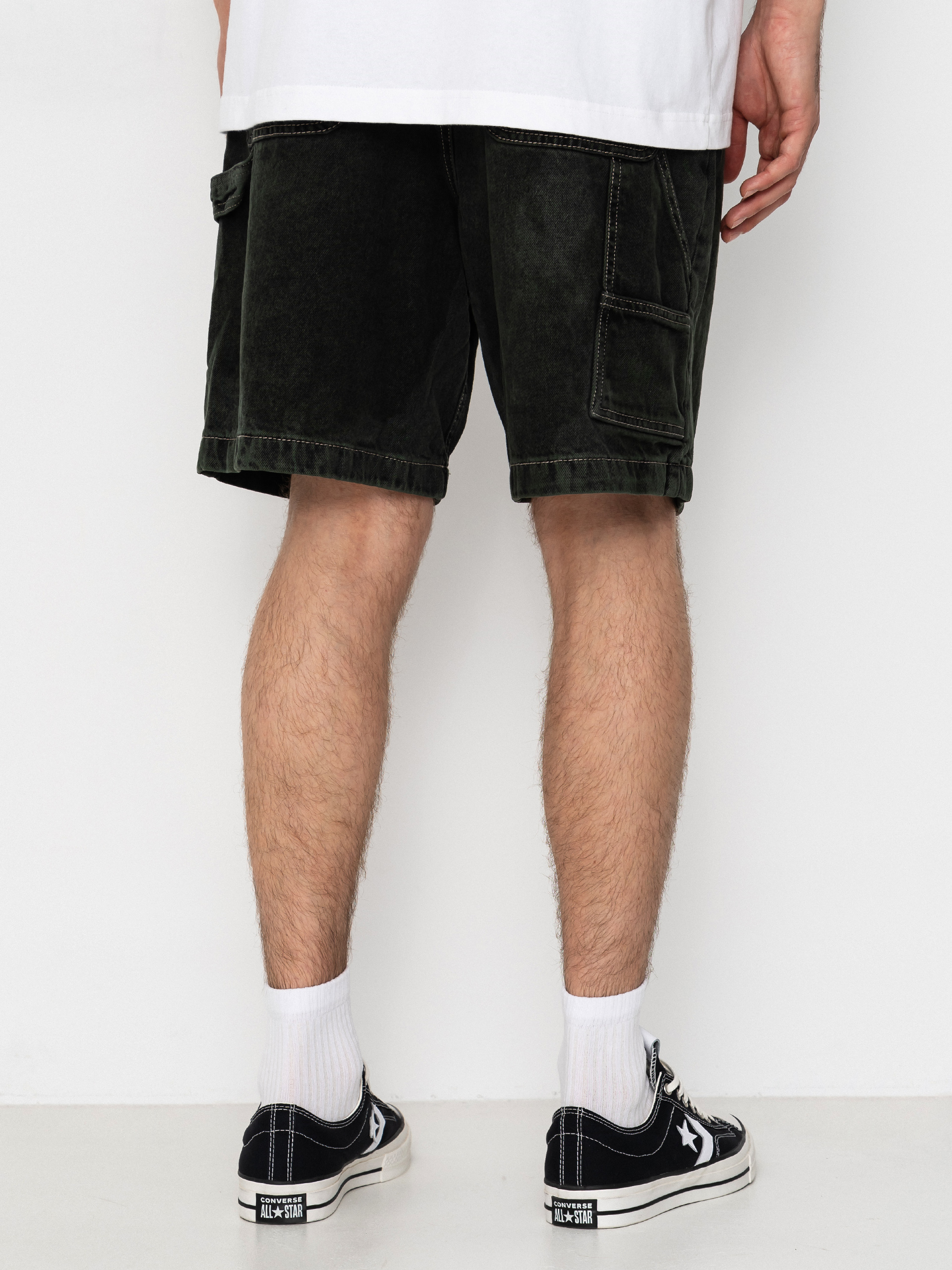 Pantaloni scurți Element Big Carpenter Denim Wk (black green tint)