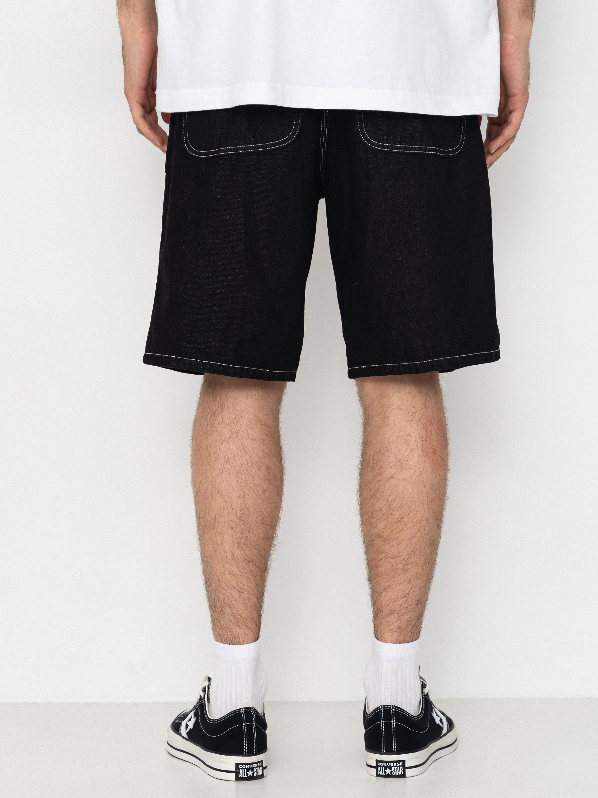 Pantaloni scurți Carhartt WIP Simple (black one wash)