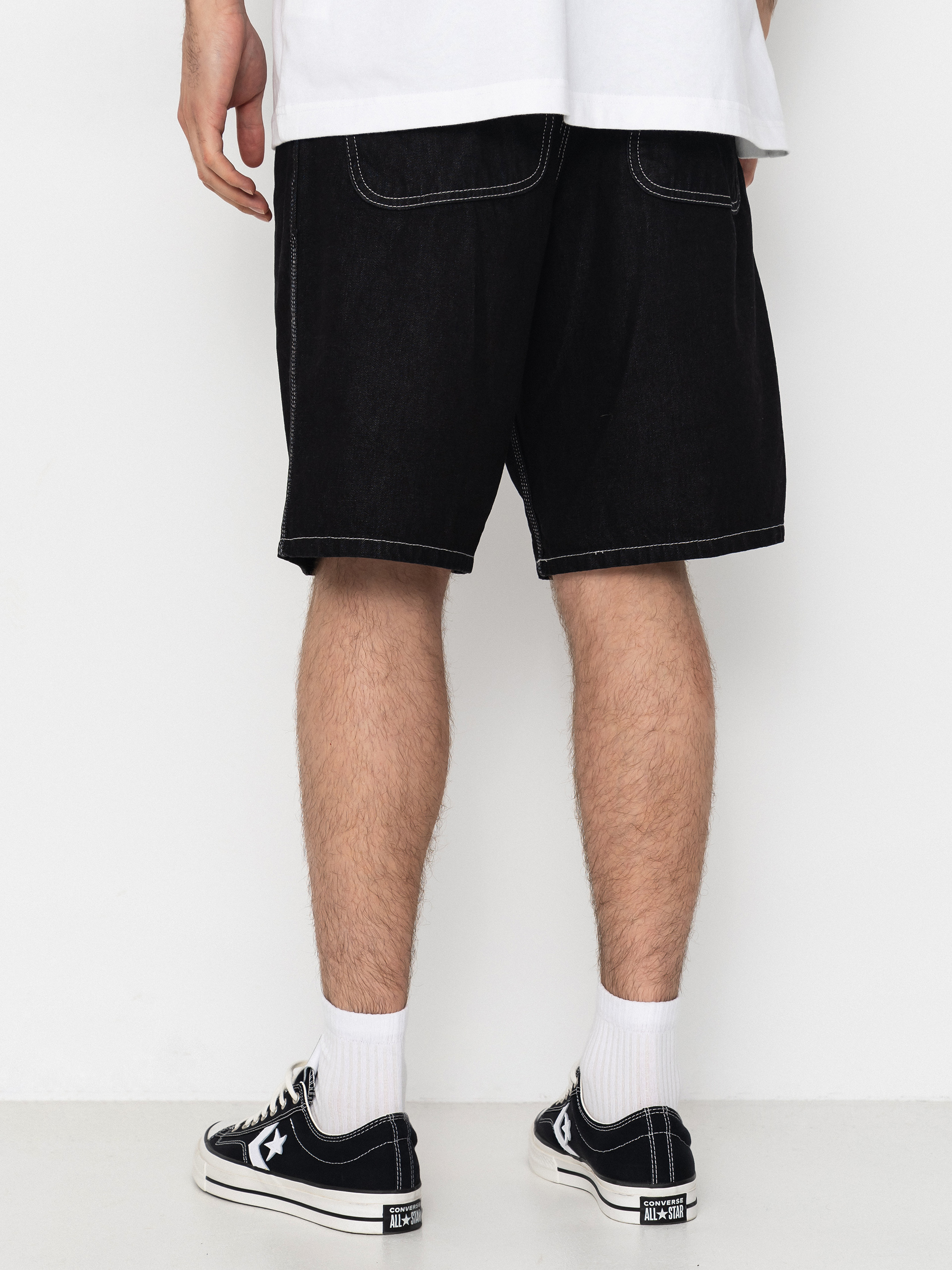 Pantaloni scurți Carhartt WIP Simple (black one wash)