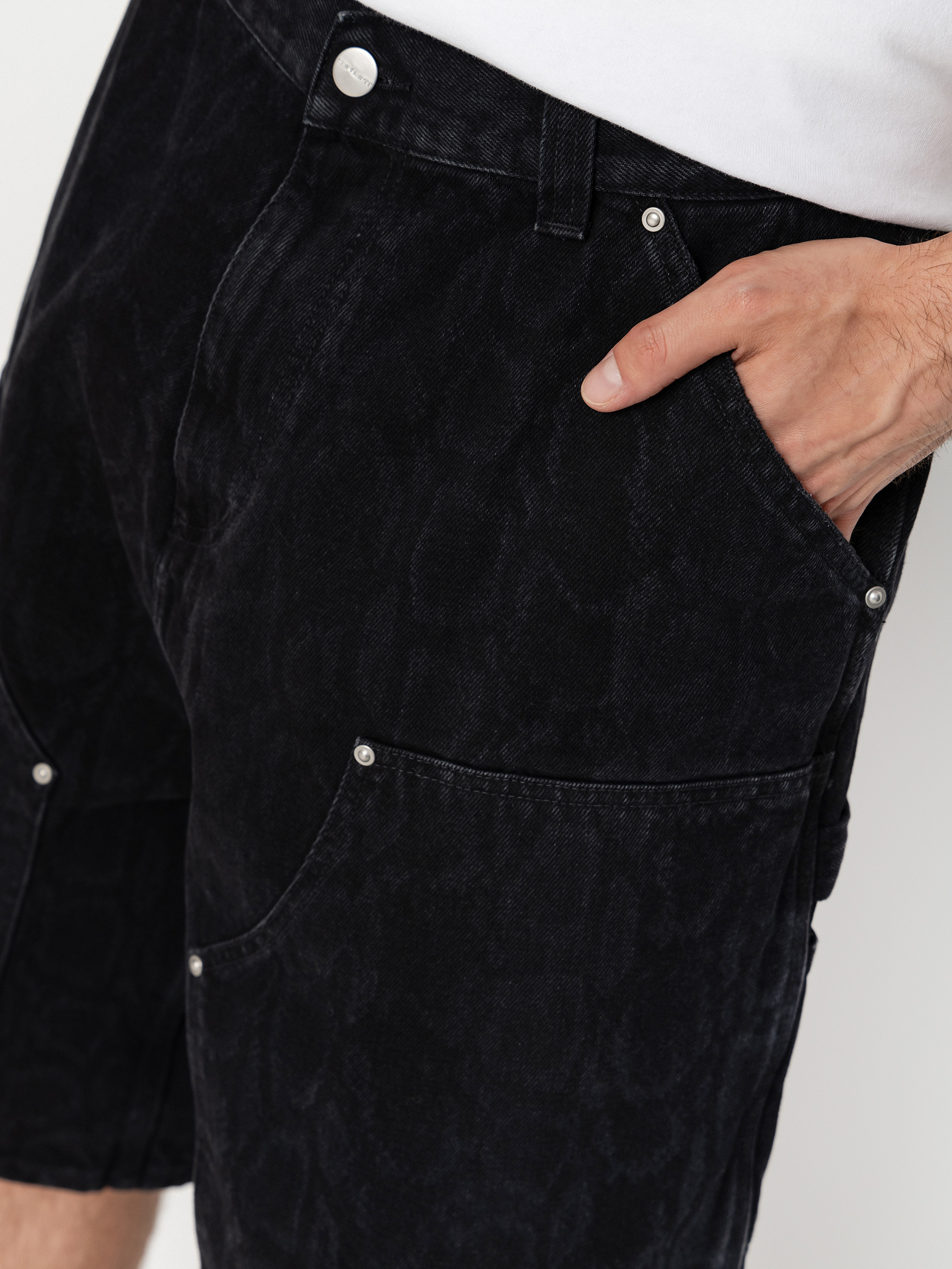 Pantaloni scurți Carhartt WIP OG Double Knee (snake camo/black)