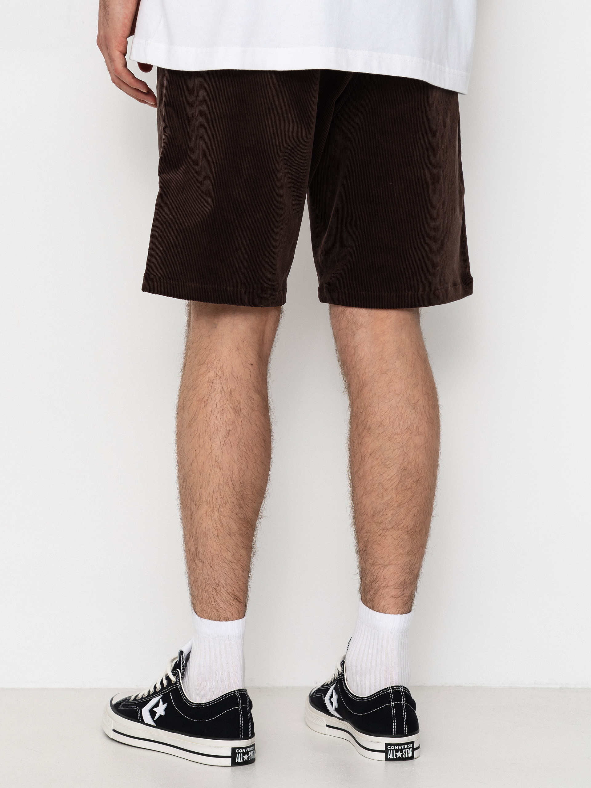 Pantaloni scurți Iriedaily Corvin (dark coffee)