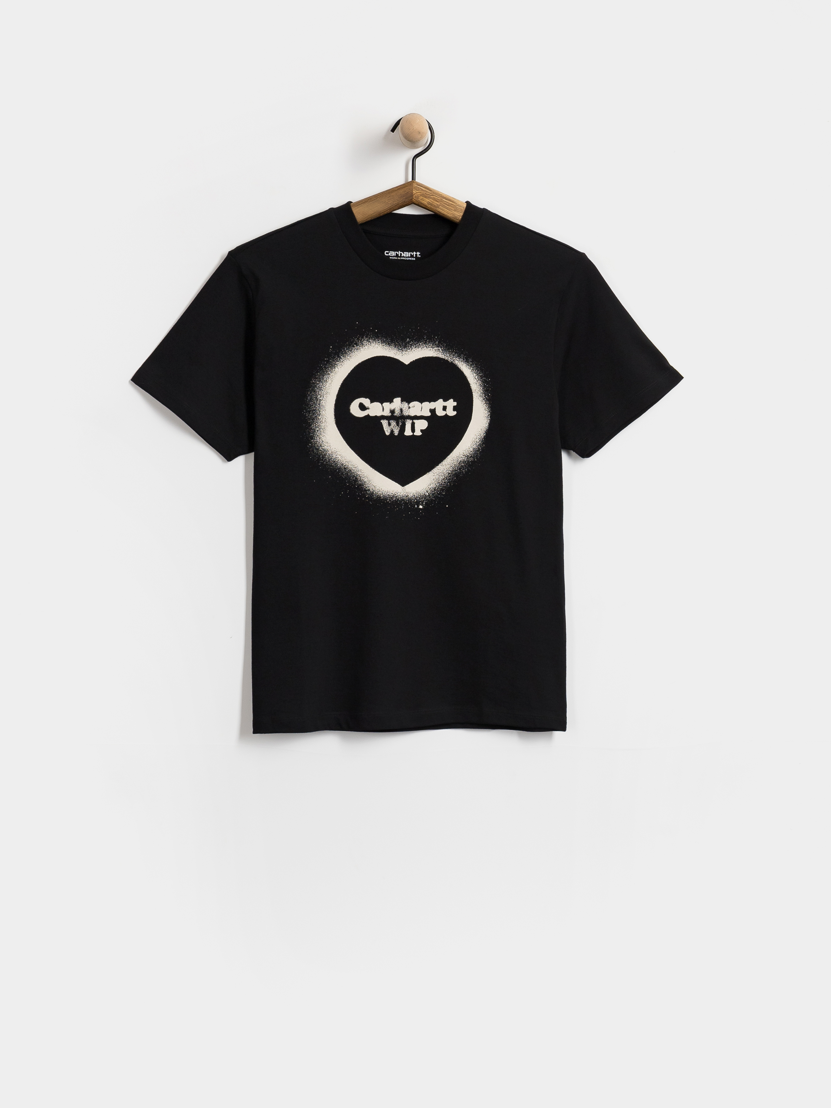 Tricou Carhartt WIP Spray Heart Wmn (black)
