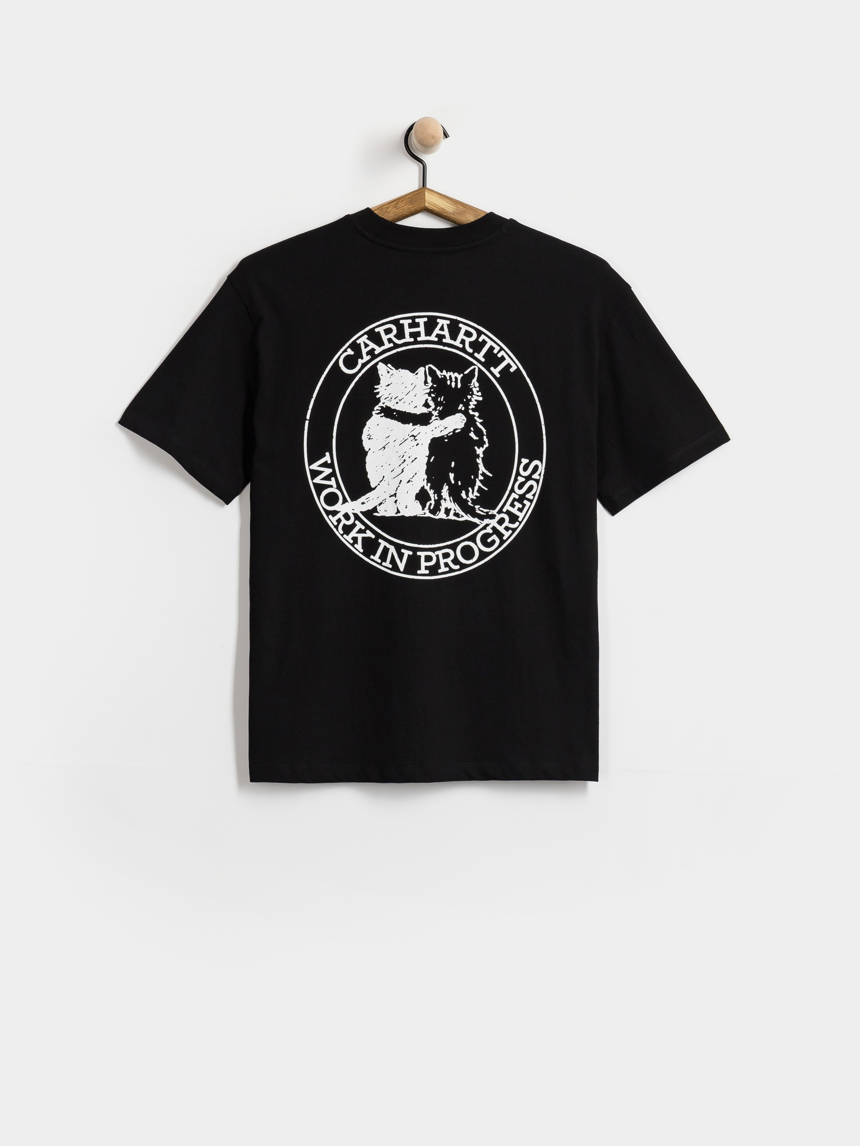 Tricou Carhartt WIP Hugging Cats Wmn (black)
