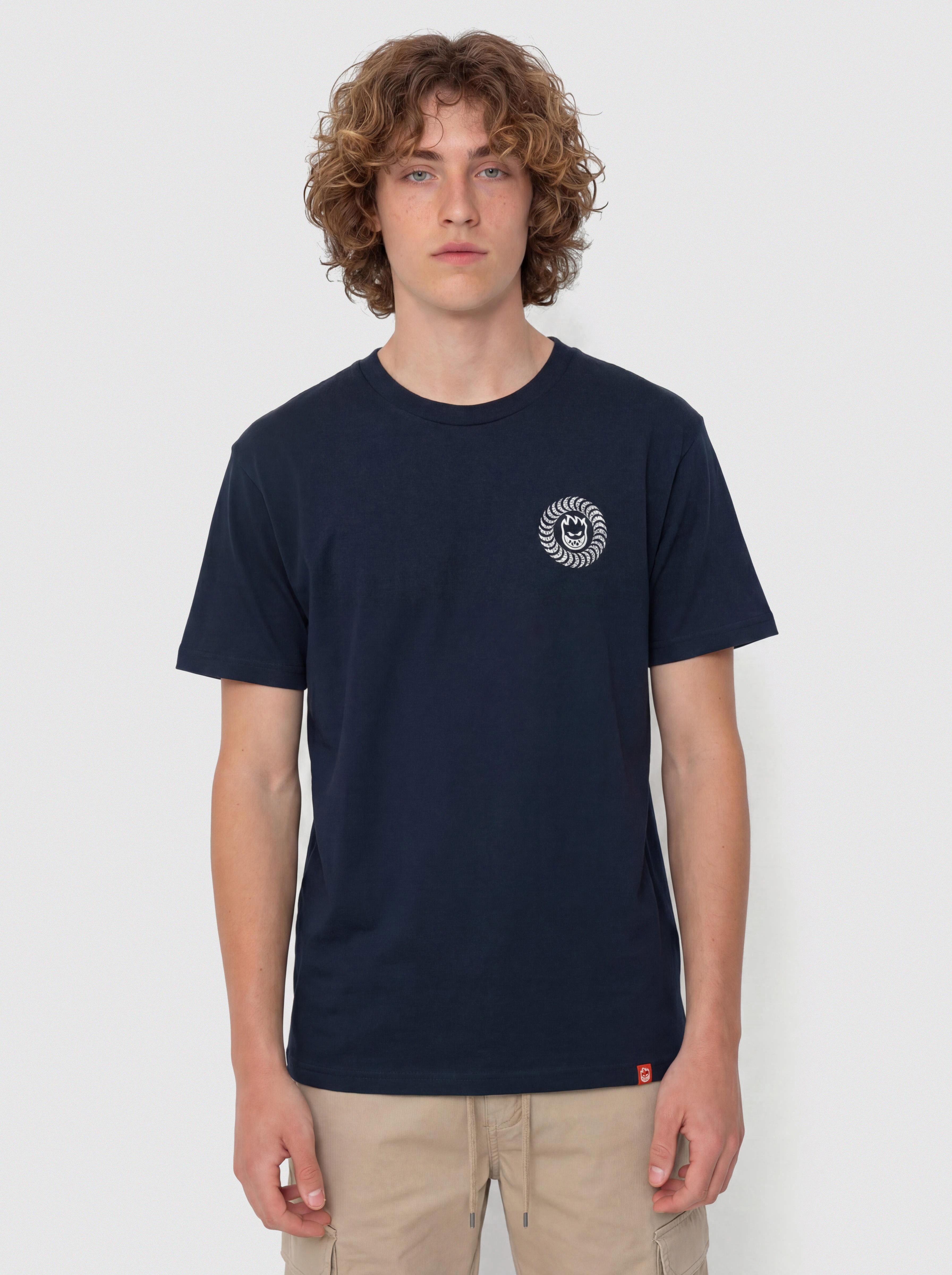 Tricou Spitfire Classic Swirl Paisley (true navy w/white prints)