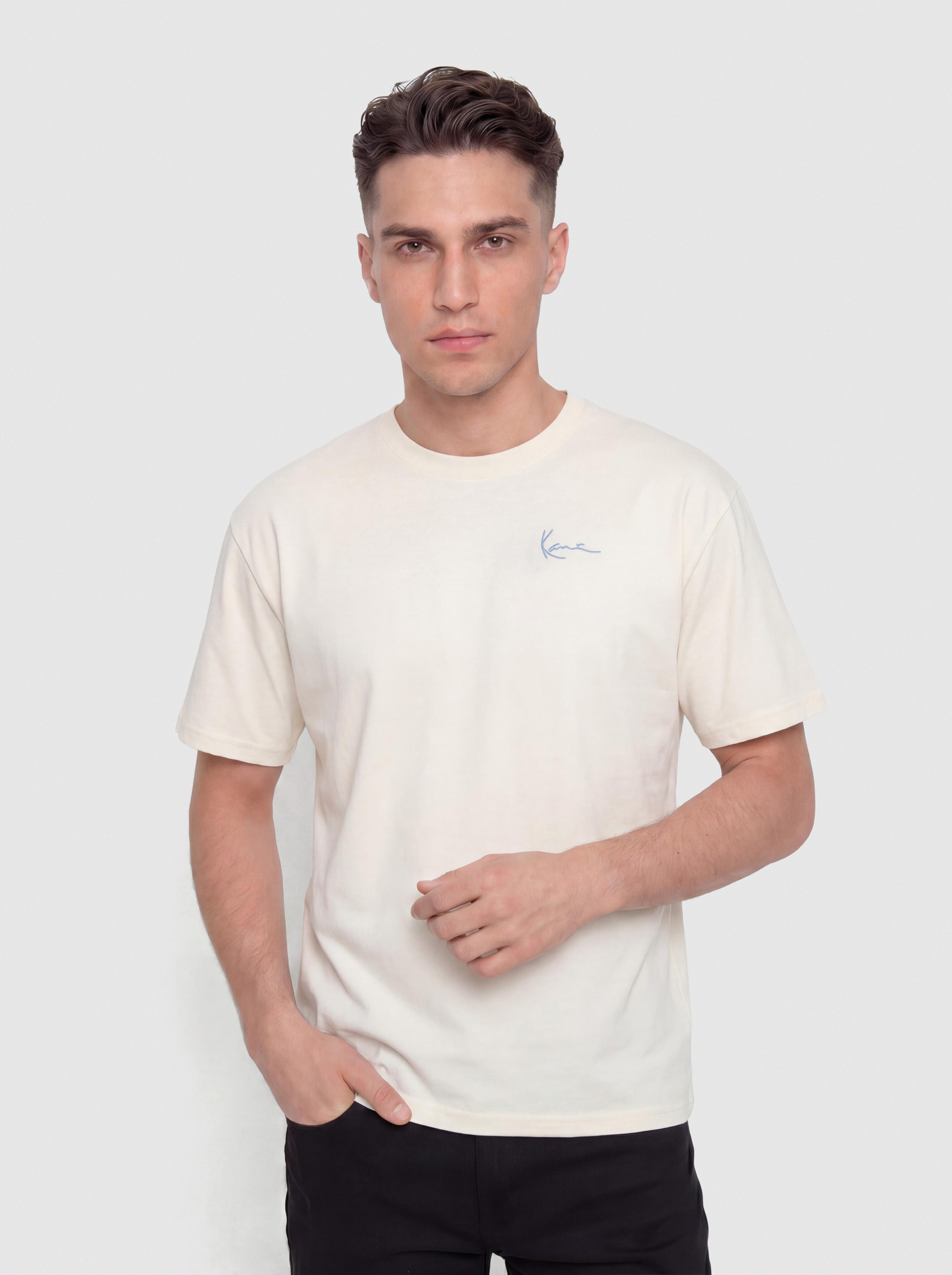 Tricou Karl Kani Signature Oversized (white)