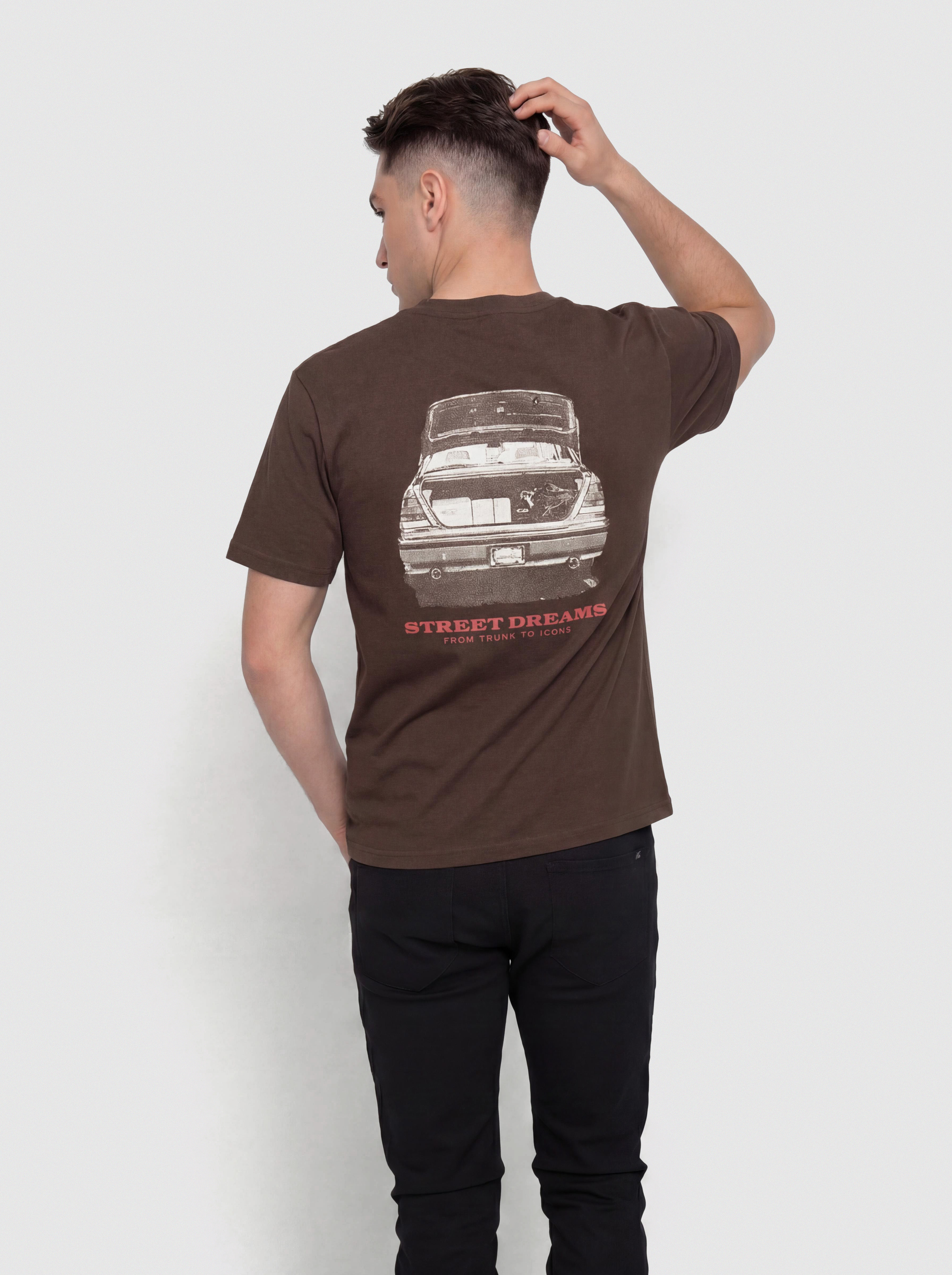 Tricou Karl Kani Slogan Boxy (brown)