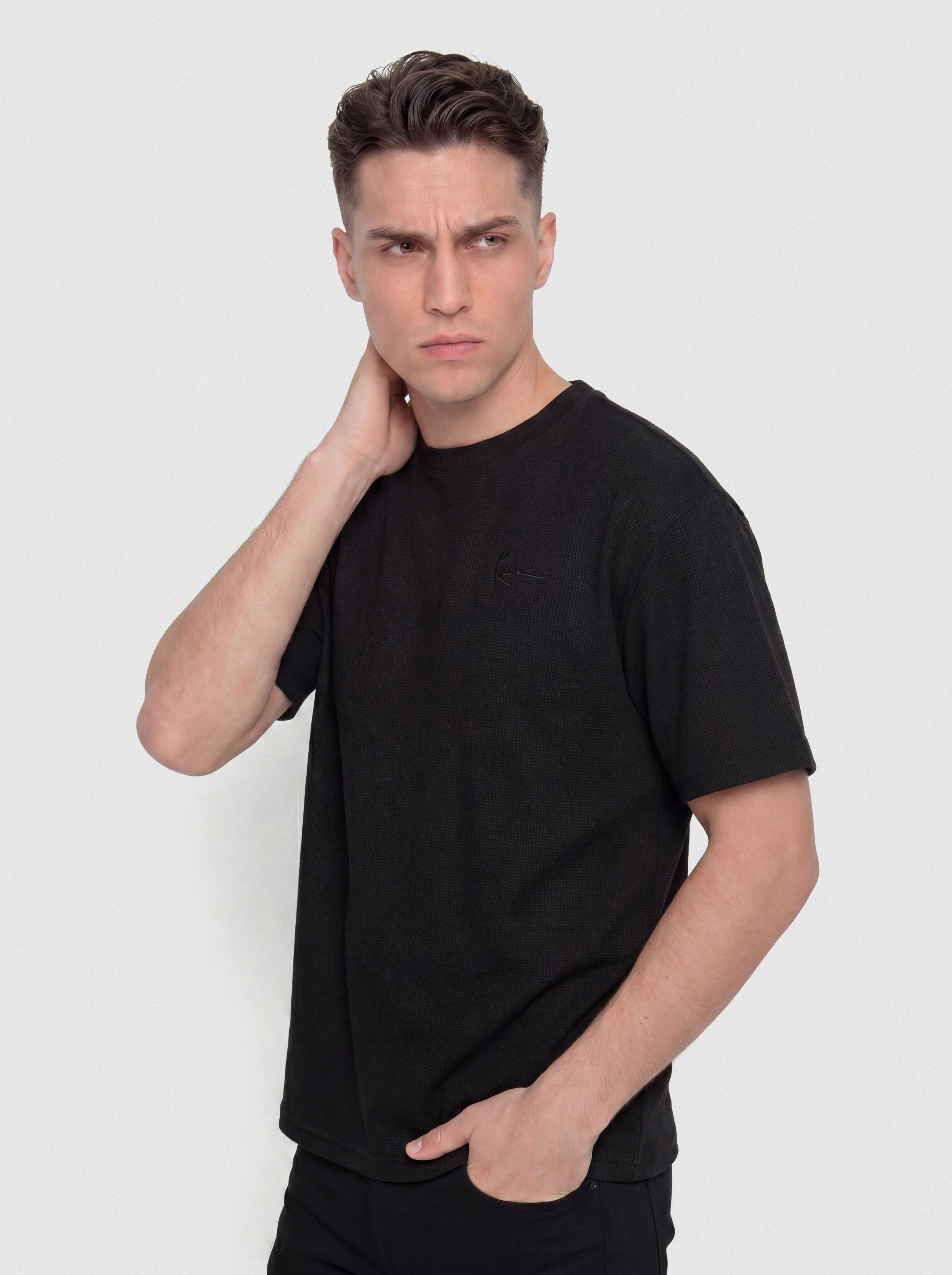 Tricou Karl Kani Signature Waffle Oversized