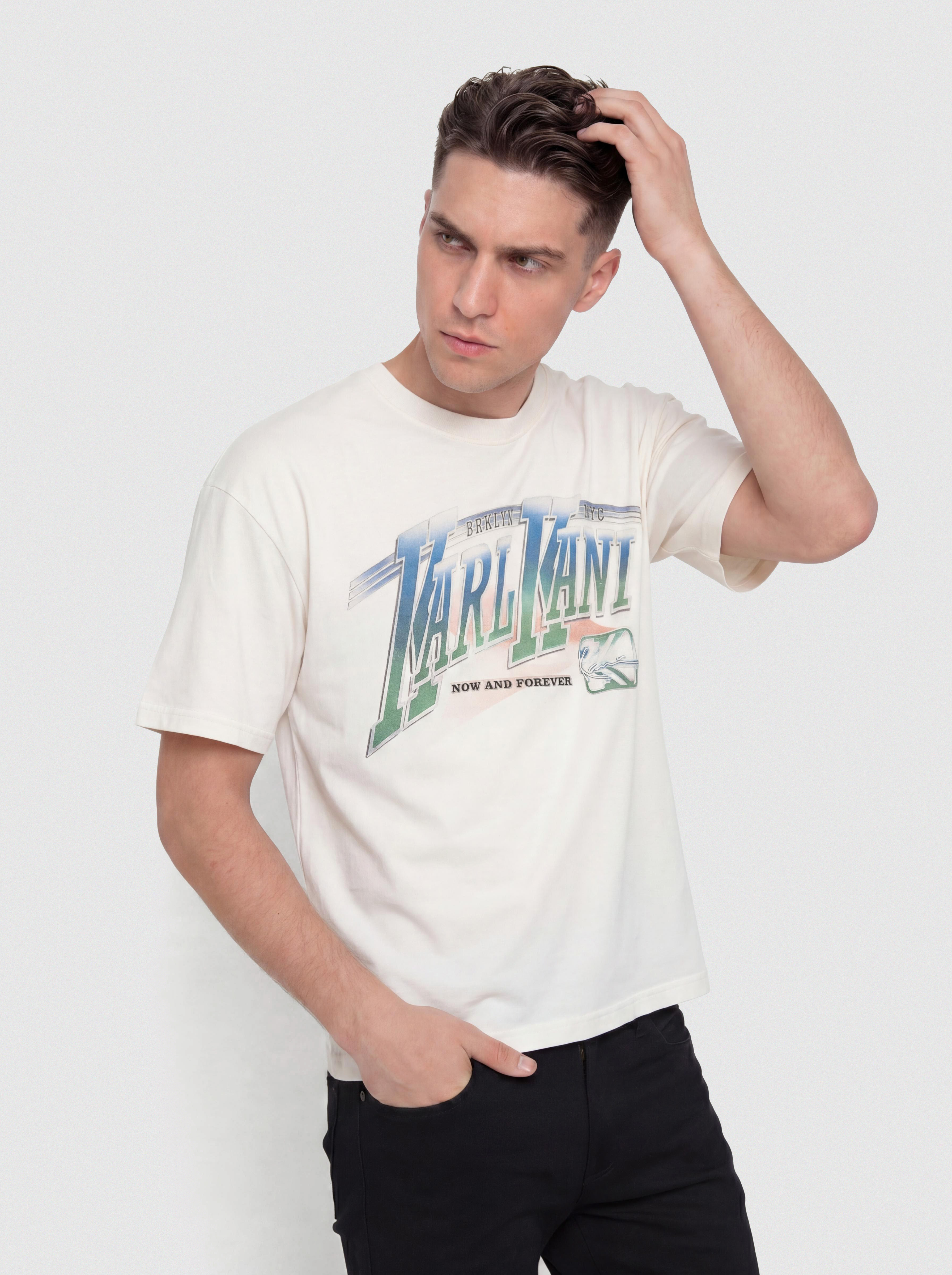 Tricou Karl Kani Sport Gradient Boxy