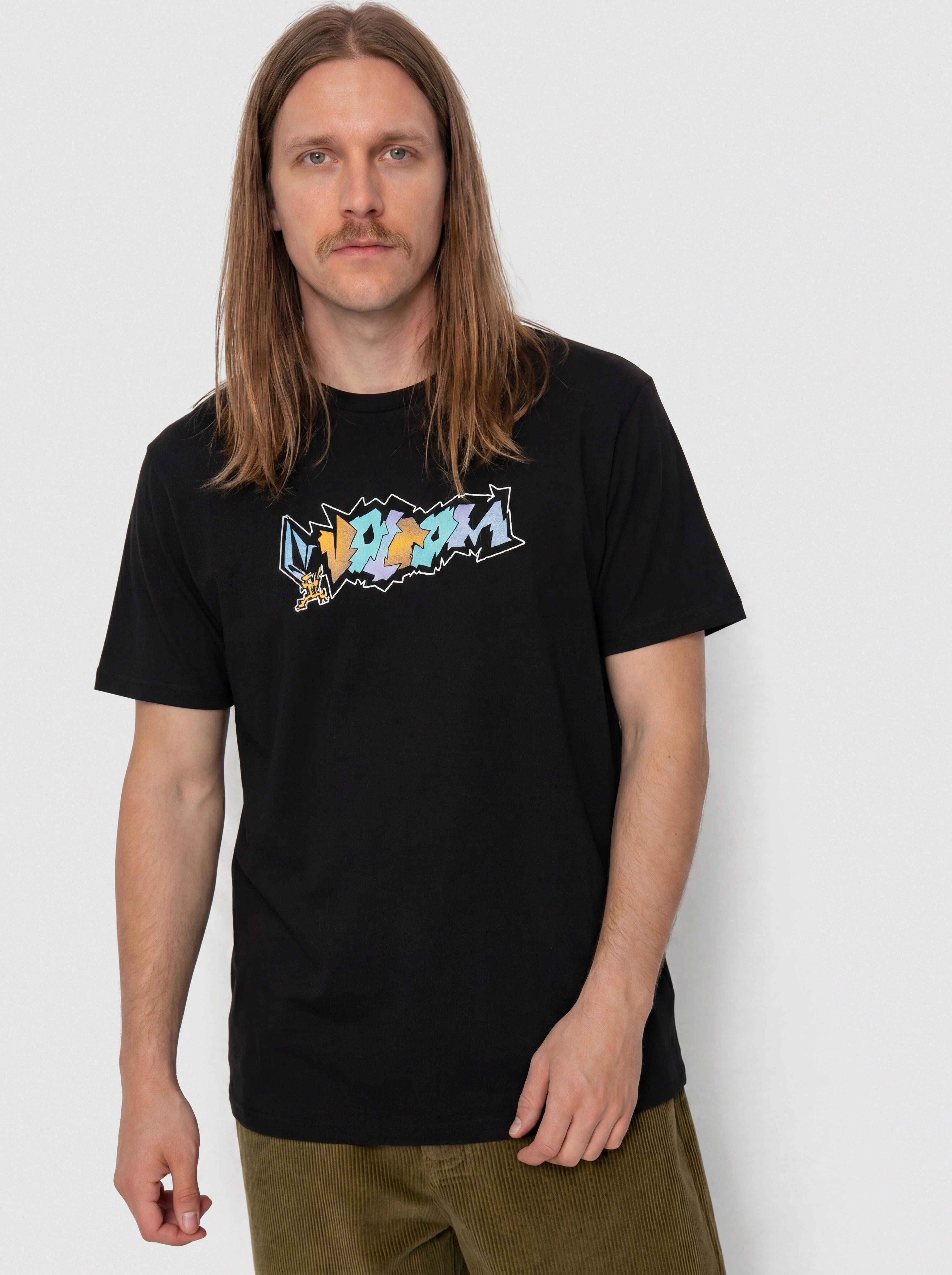 Tricou Volcom Star Shields Exp (black)