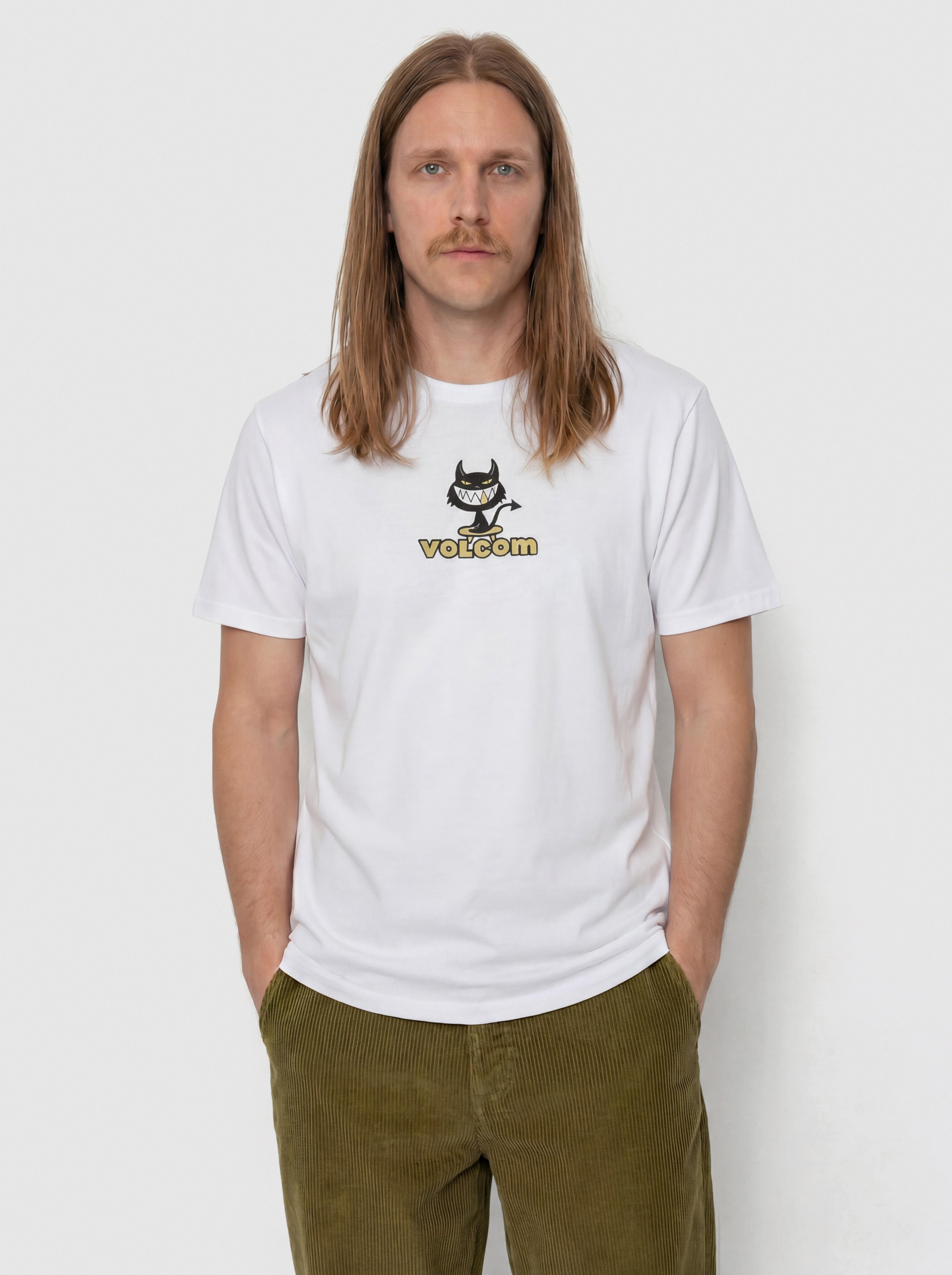 Tricou Volcom Devilish (white)