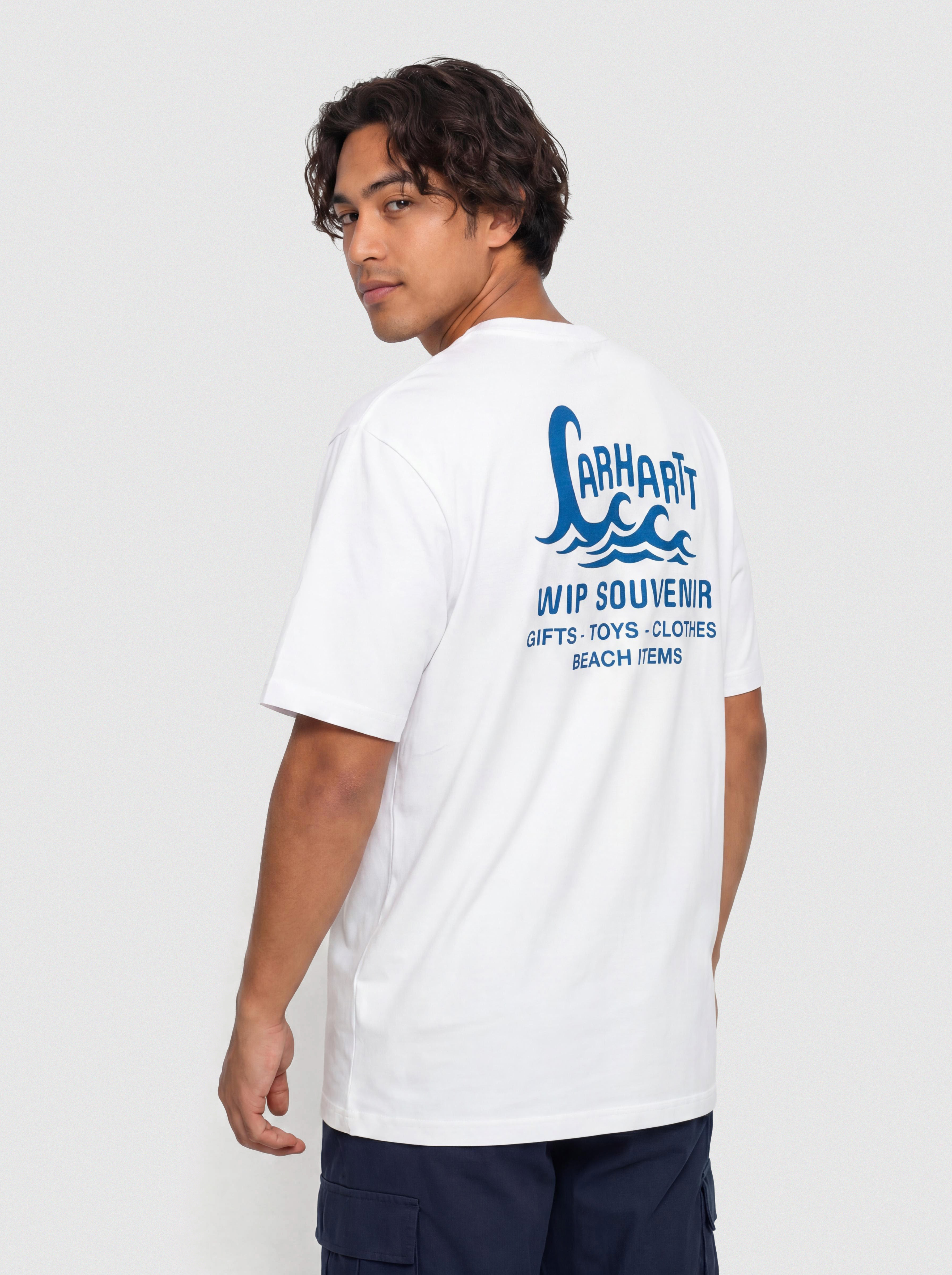 Tricou Carhartt WIP Waves (white)