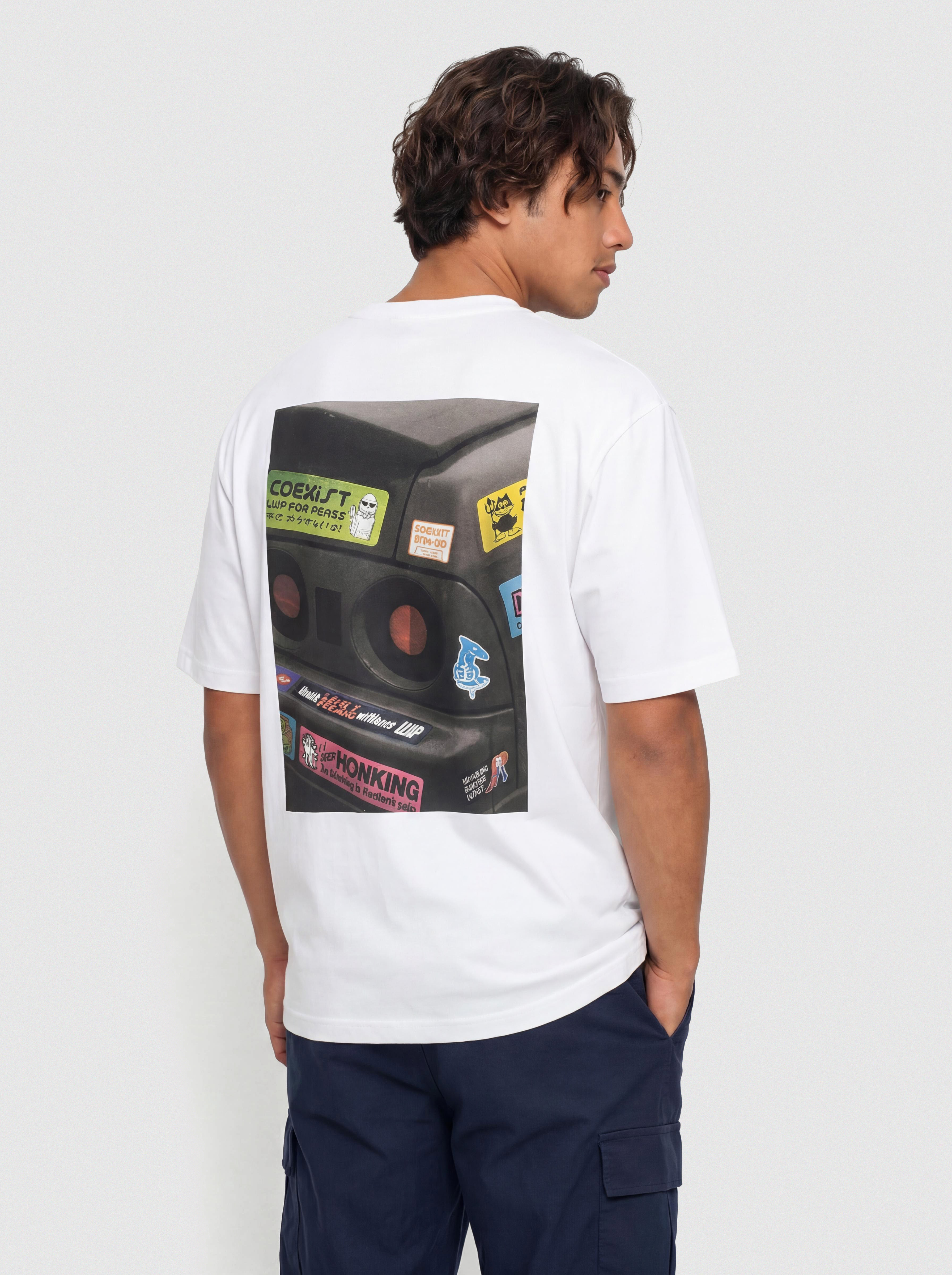 Tricou Carhartt WIP Bumper Car (white)