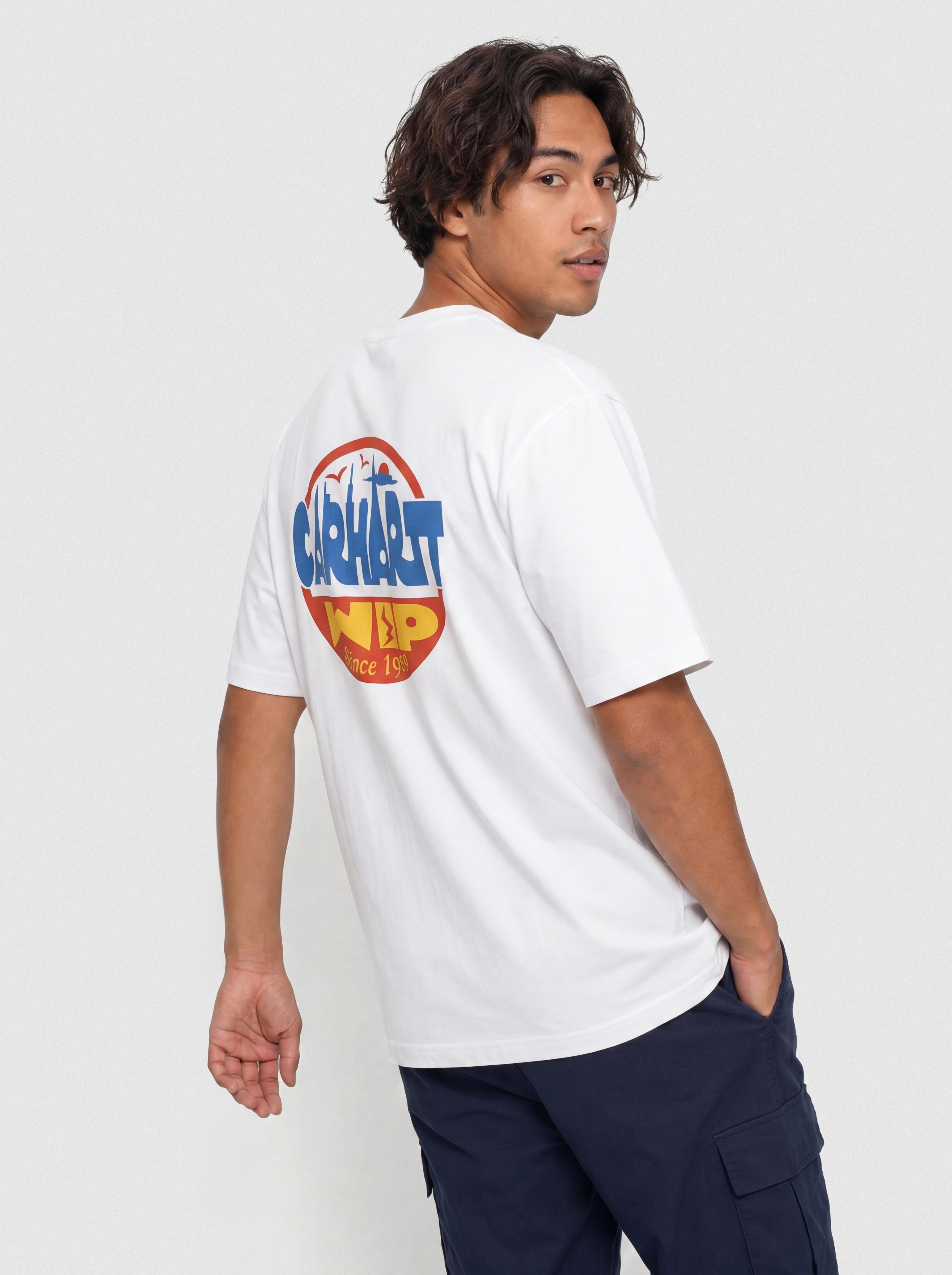 Tricou Carhartt WIP Luggage Label (white)