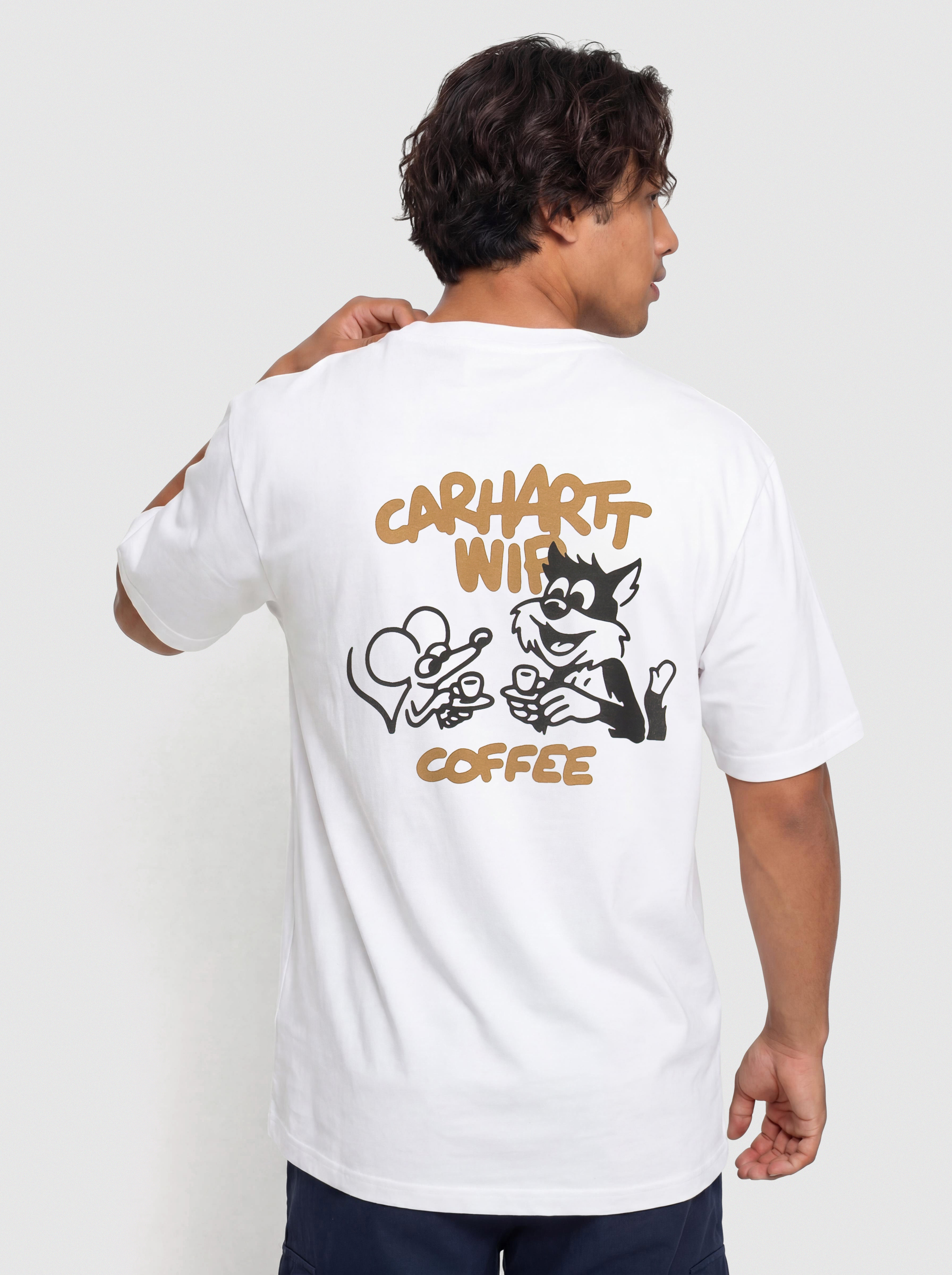 Tricou Carhartt WIP Coffee Break (white)