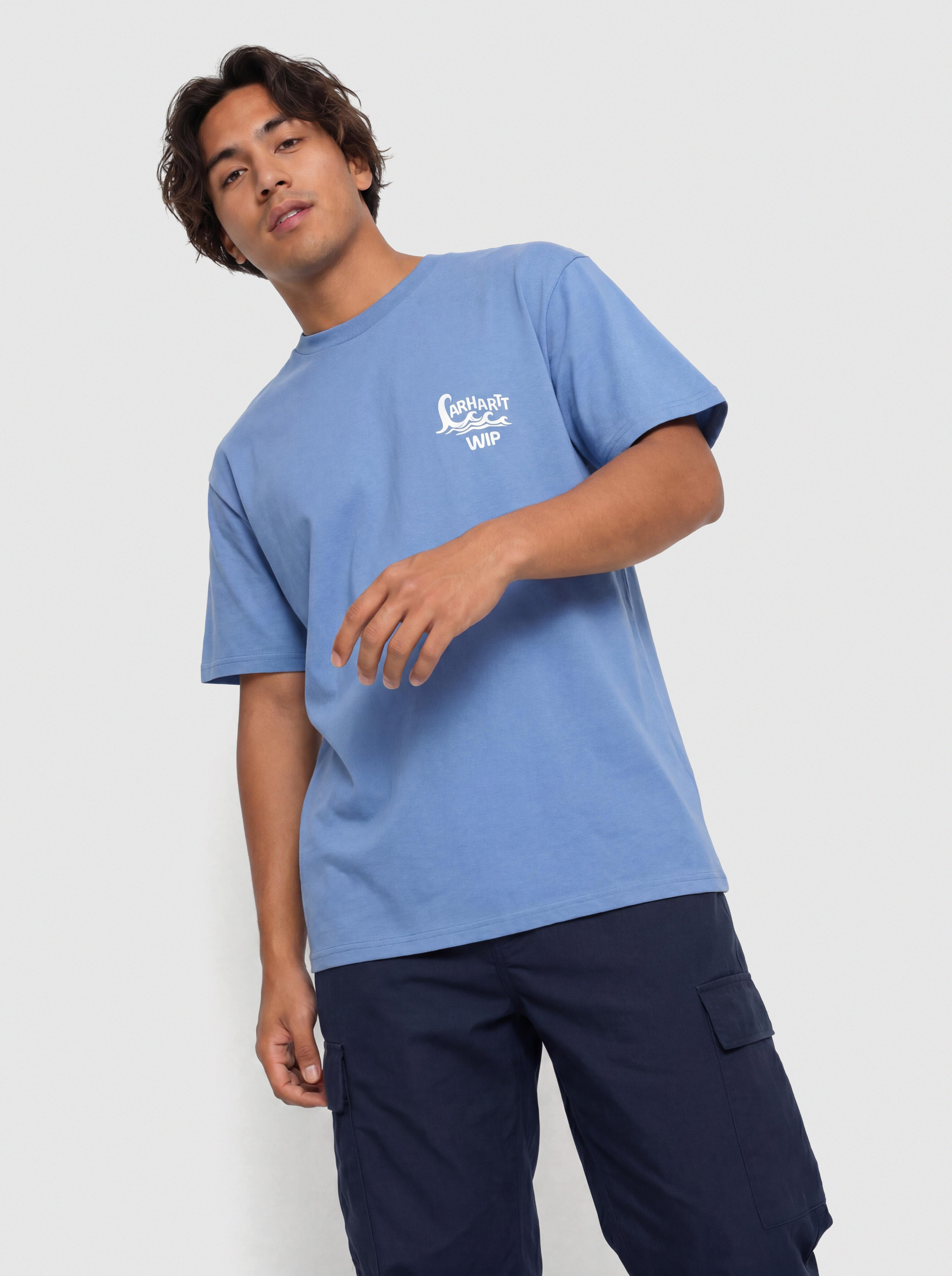Tricou Carhartt WIP Waves (curacao)